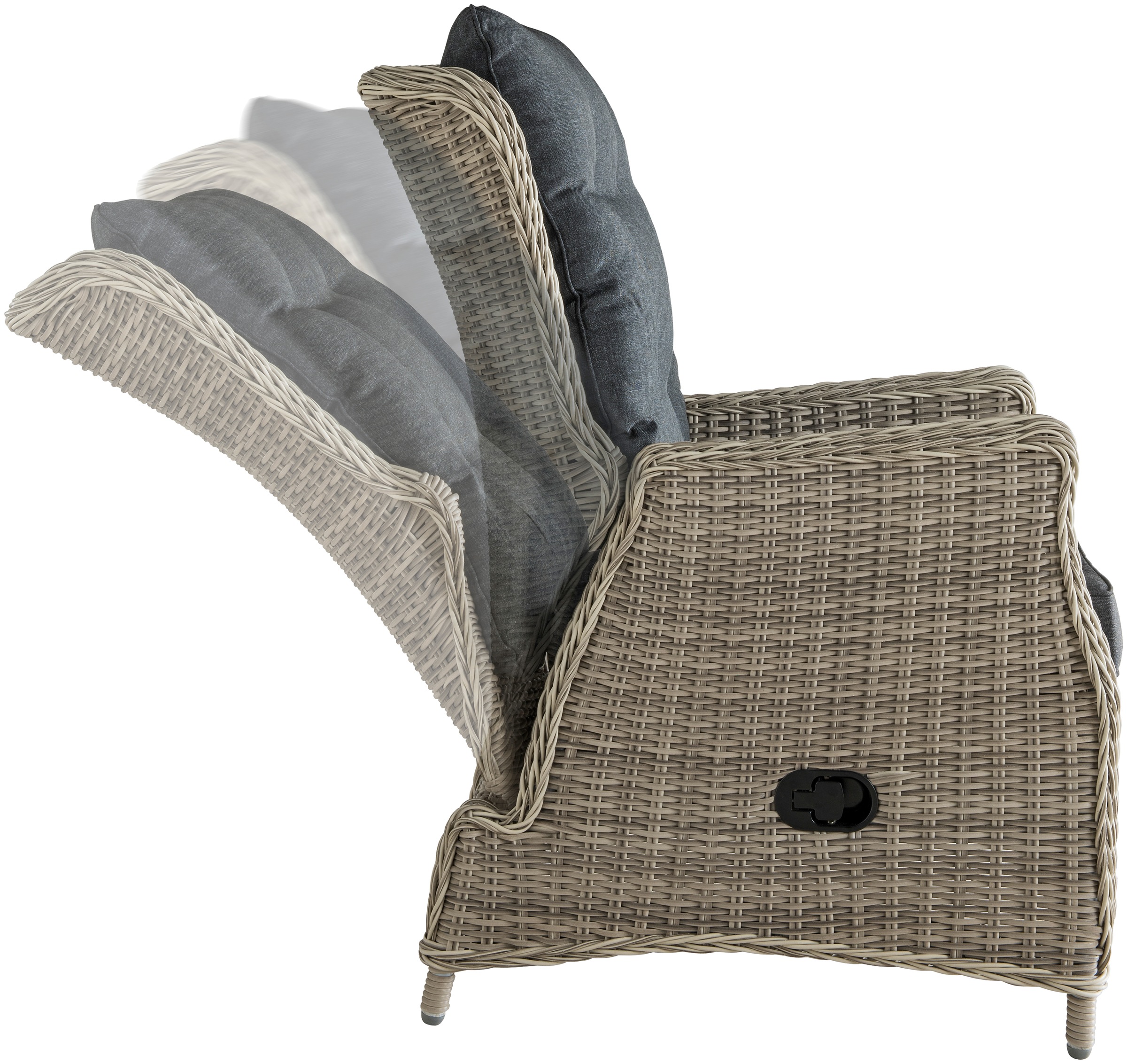 Destiny Gartensessel »CASA RELAX« Set, 1 Stk. tlg. Polyrattan, Aluminium, i günstig online kaufen