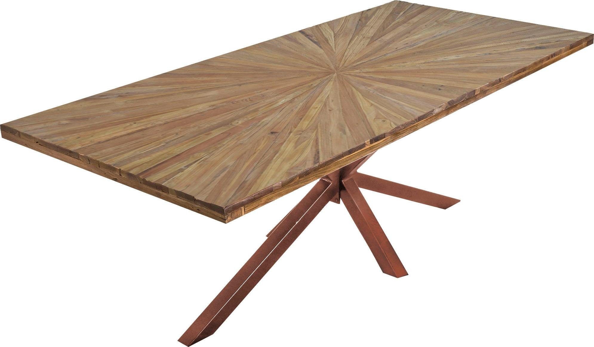 SIT Esstisch »Tops&Tables«, aus recyceltem Altholz Teak