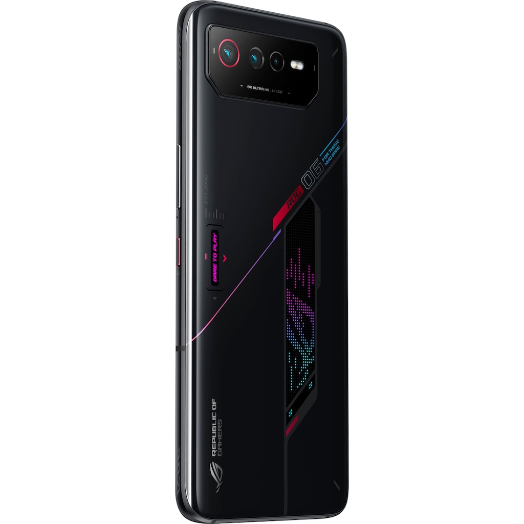 Asus Smartphone »ROG Phone 6«, Phantom Black, 17,22 cm/6,78 Zoll, 256 GB Speicherplatz, 50 MP Kamera