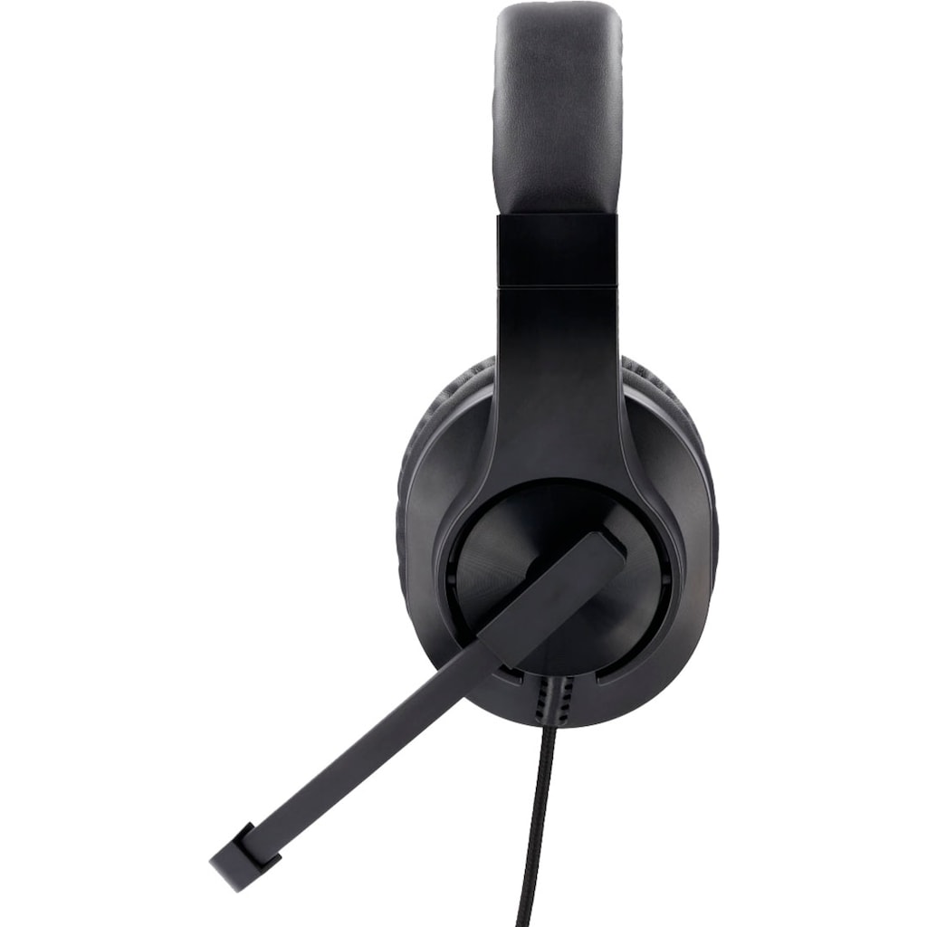 Hama PC-Headset »PC Office Headset, Stereo, Klinke, Aux, 2 m Schwarz«, Stummschaltung