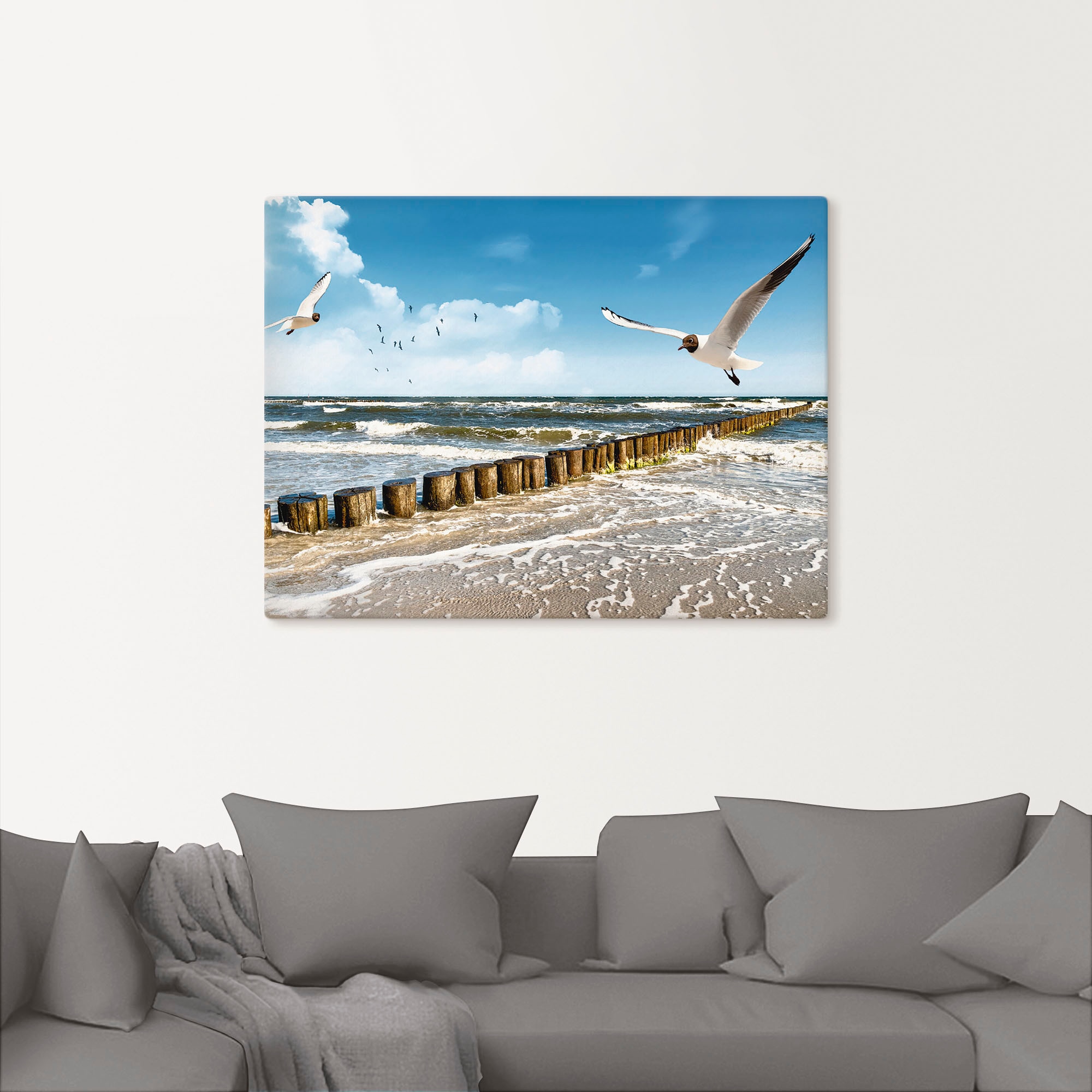 Artland Wandbild »Ostsee«, Gewässer, (1 St.), als Leinwandbild, Poster, Wan günstig online kaufen