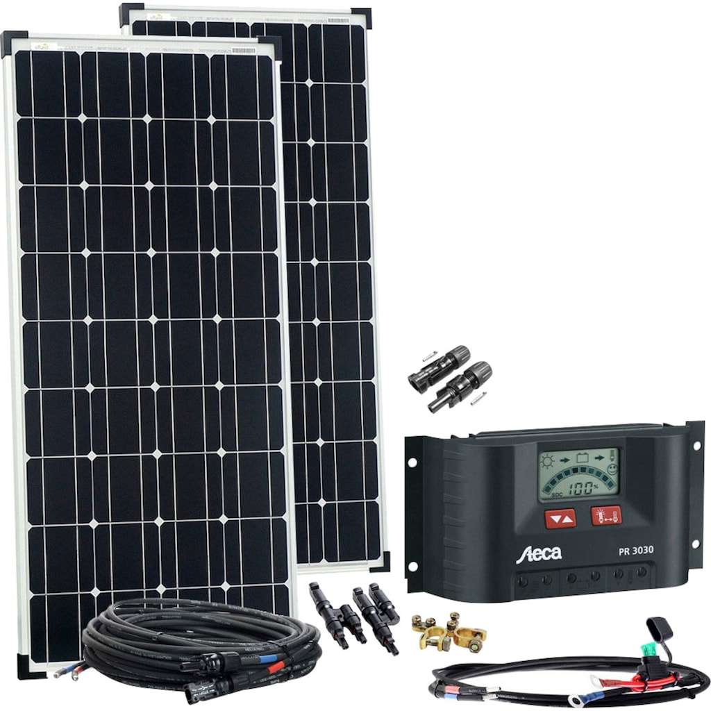 offgridtec Solaranlage »basicPremium-L 200W Solaranlage 12V/24V«, (Set), Komplettsystem