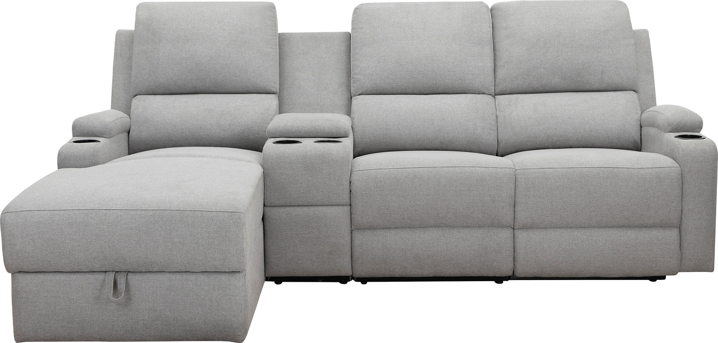 Home affaire Ecksofa »Napori Multimediasofa, 3er Kinosessel XXL, L-Form,«, günstig online kaufen