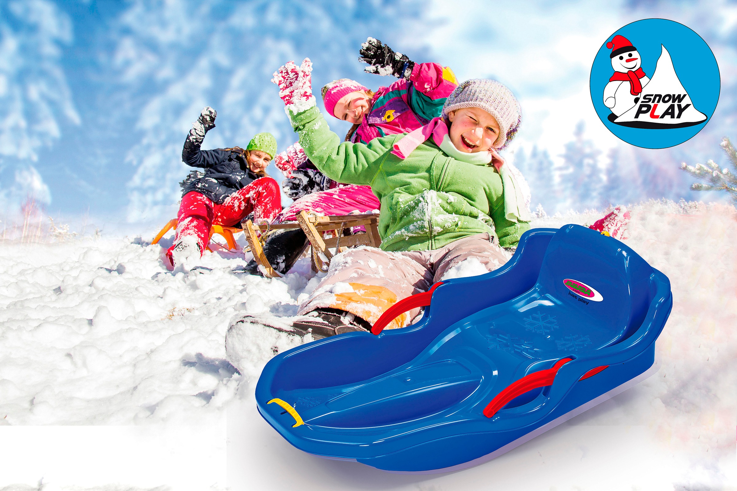 Jamara Bob »Snow Play Bob Comfort 80 cm, mit Bremse«, Made in Europe