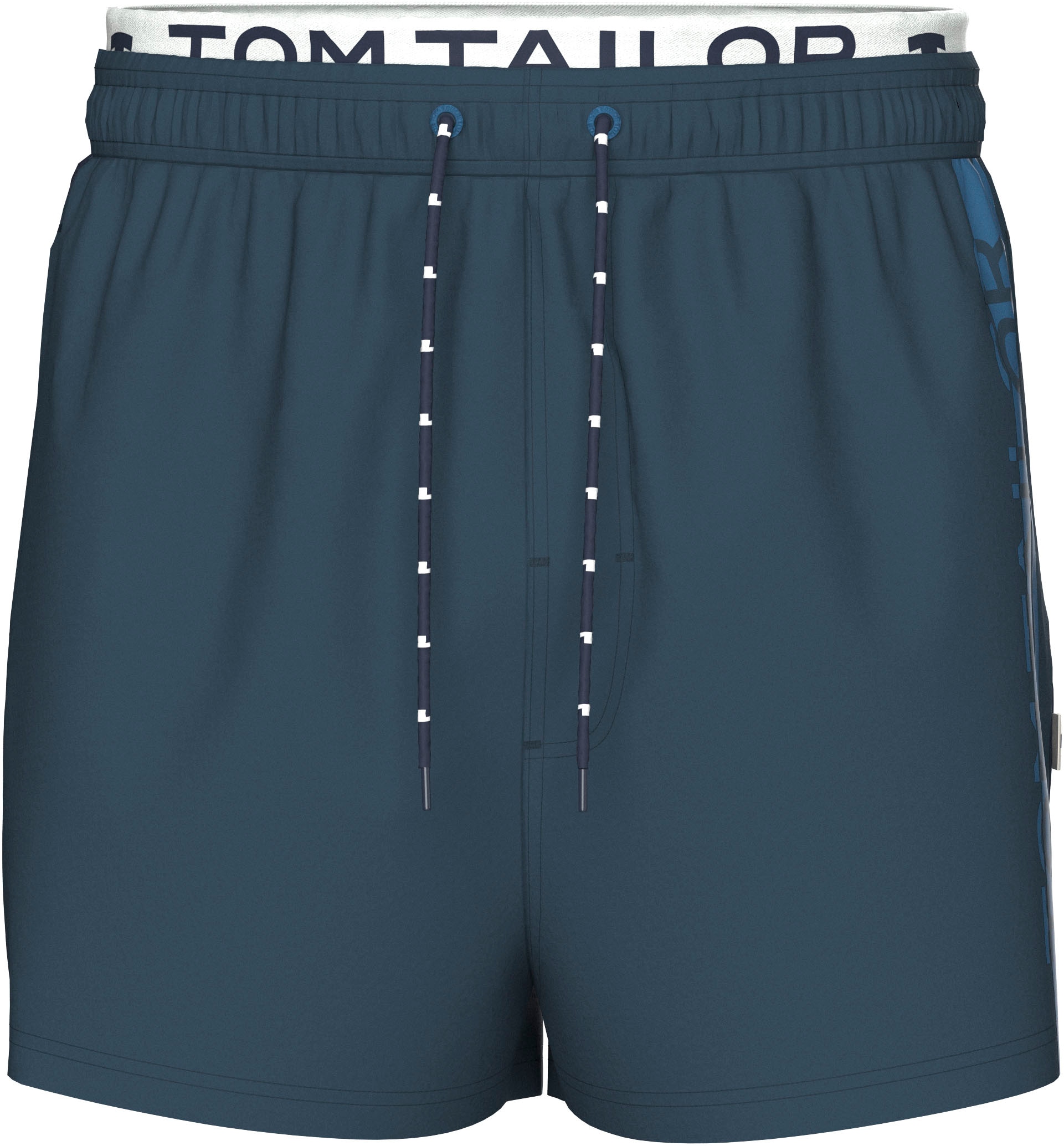 TOM TAILOR Badehose, Kordel mit Logodruck