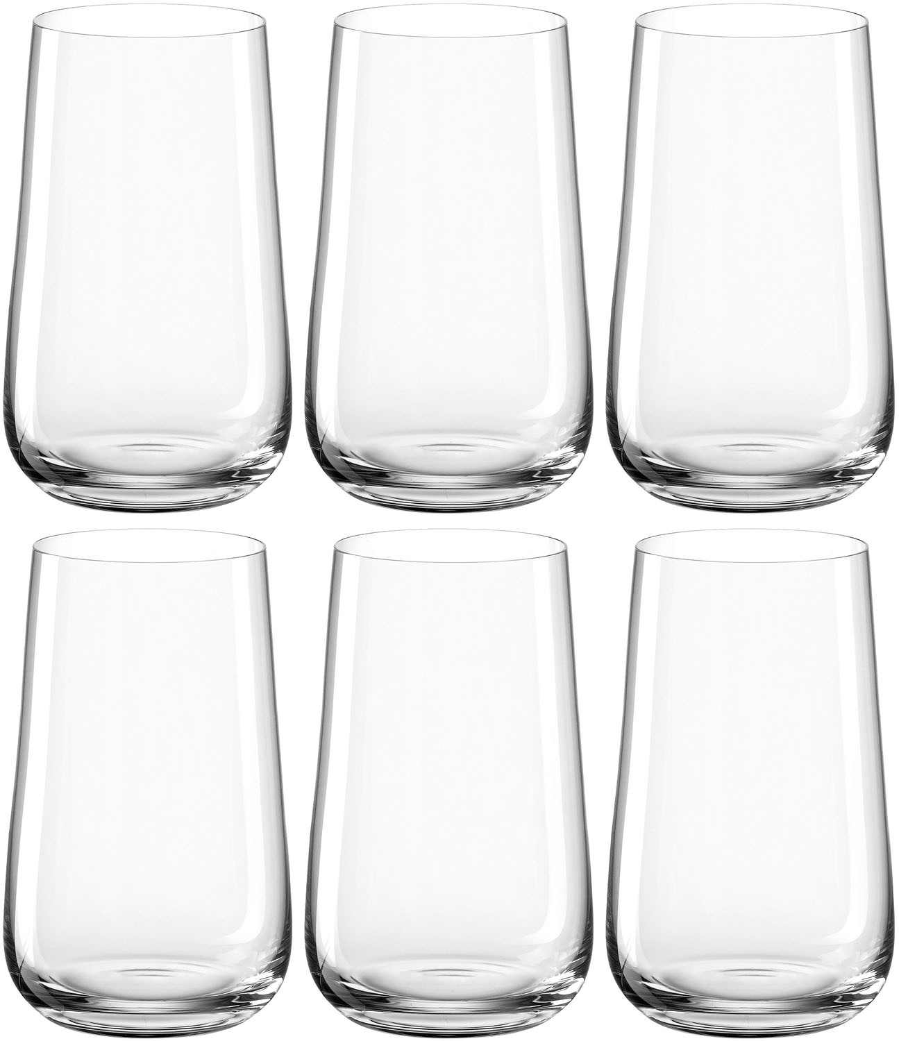LEONARDO Longdrinkglas »BRUNELLI«, (Set, 6 tlg.), 530 ml, 6-teilig