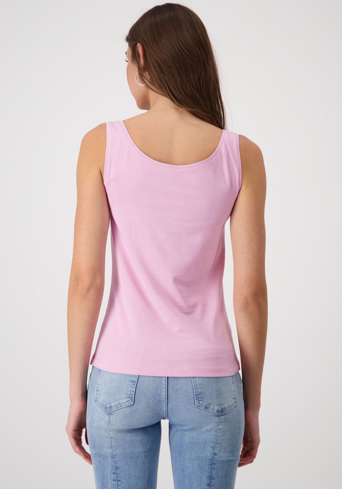 Monari Tanktop, mit tiefem Rundhalsausschnitt