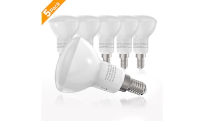 B.K.Licht LED-Leuchtmittel, E14, 5 St., Warmweiß, LED-Lampe Glühbirne 6 Watt 450 Lumen... kaufen