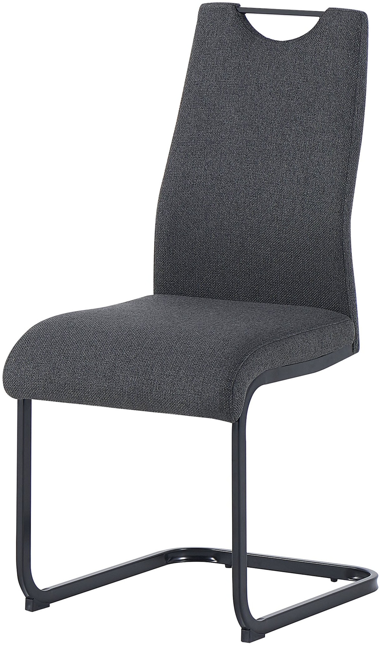 byLIVING Freischwinger »CAPRI« (Set) 2 Stk.Webstoff, bis 110 kg, Schaumstoff, Schwingstuhlgestell, mit Griff