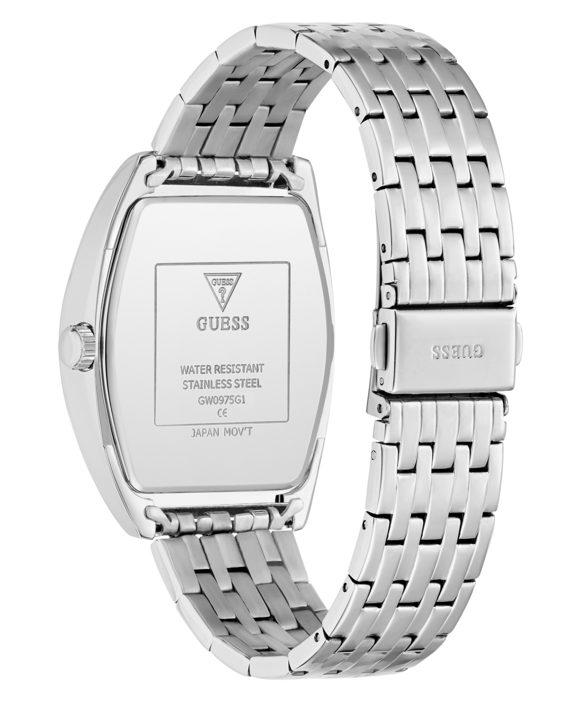 Guess Multifunktionsuhr »GABRIEL«, Quarzuhr, Armbanduhr, Herrenuhr, Edelstahlarmband, Datum
