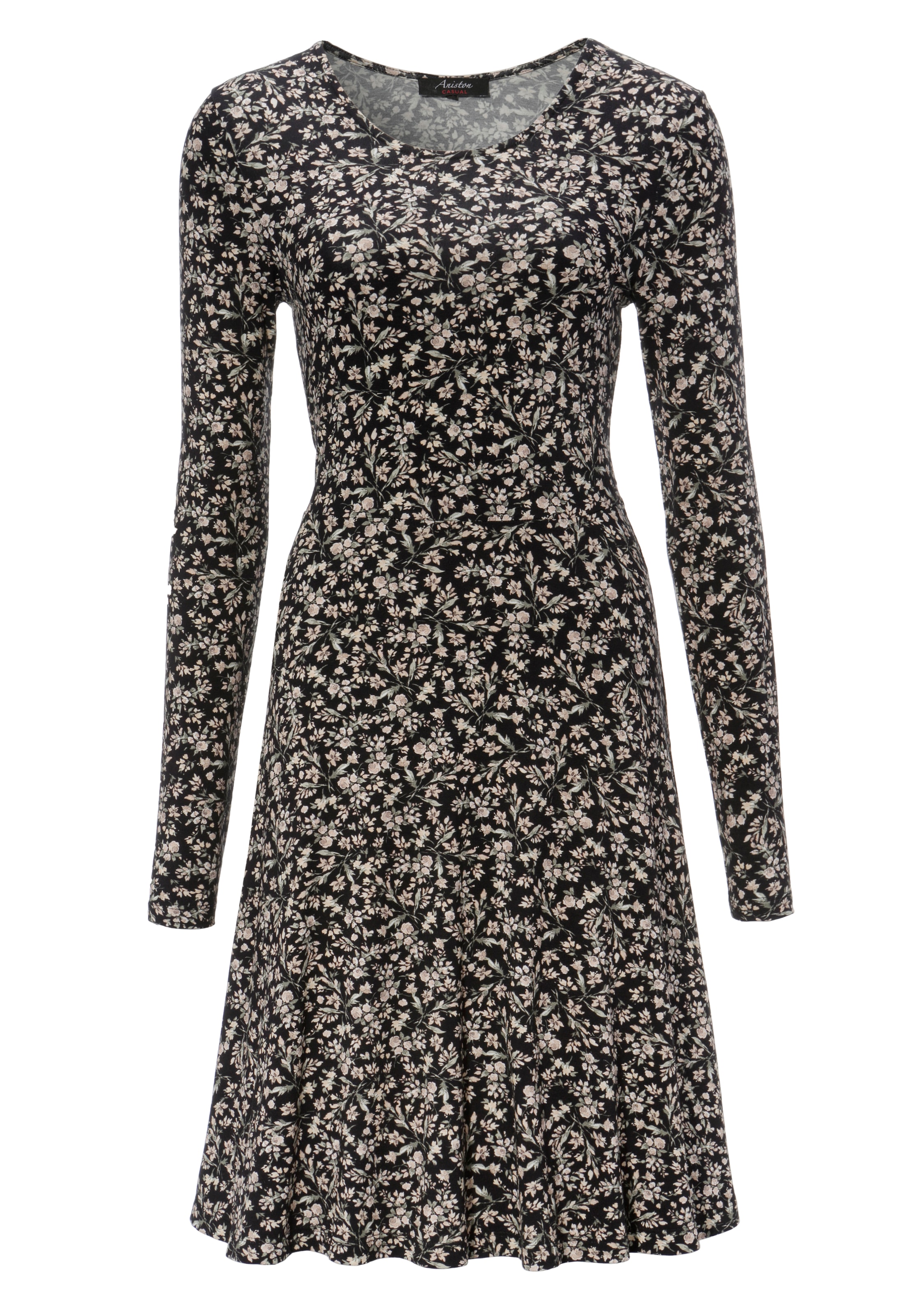 CASUAL Blumendruck Jerseykleid, Aniston günstig mit kaufen zartem