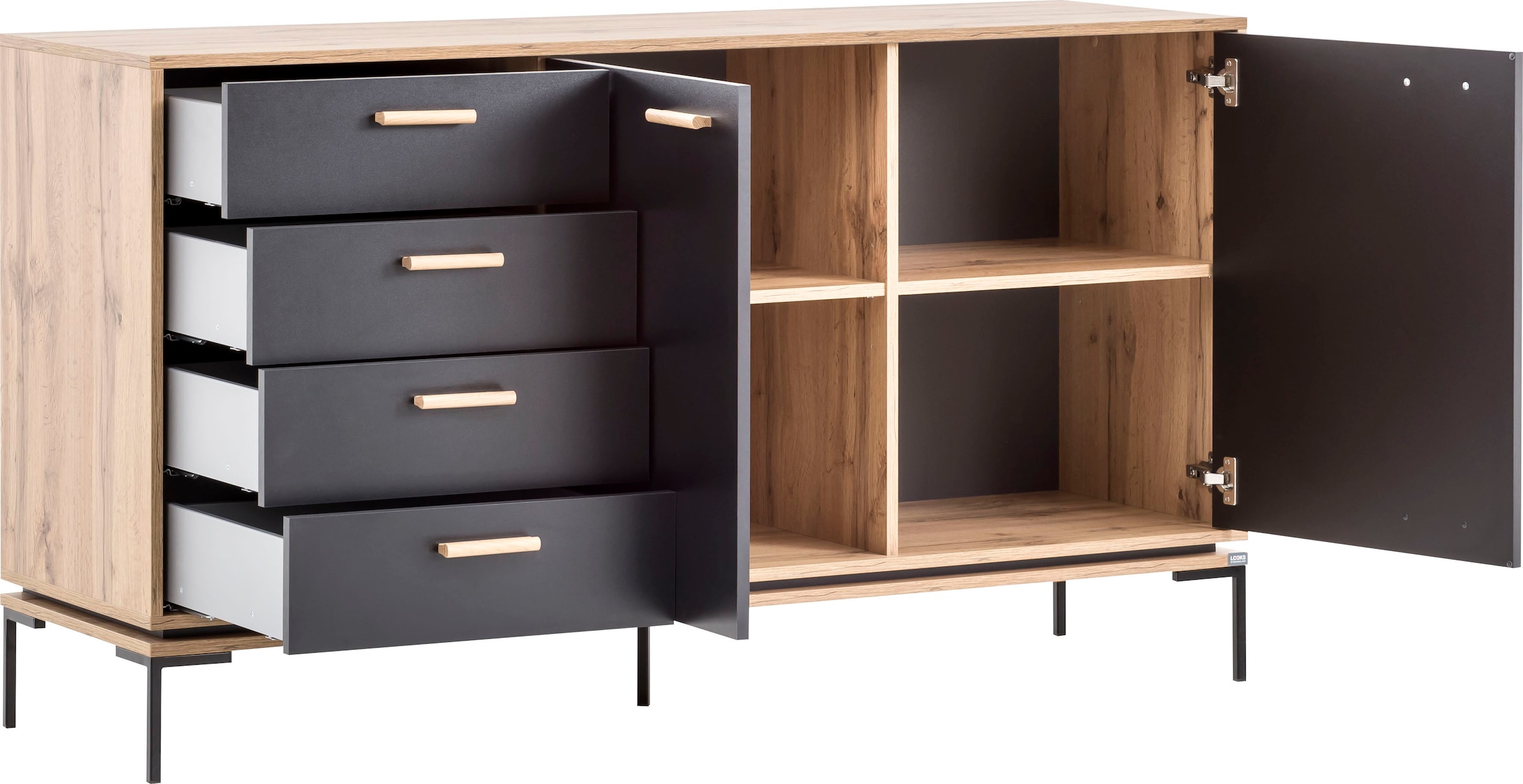 LOOKS by Wolfgang Joop Sideboard »Looks«, Breite 154,6 cm