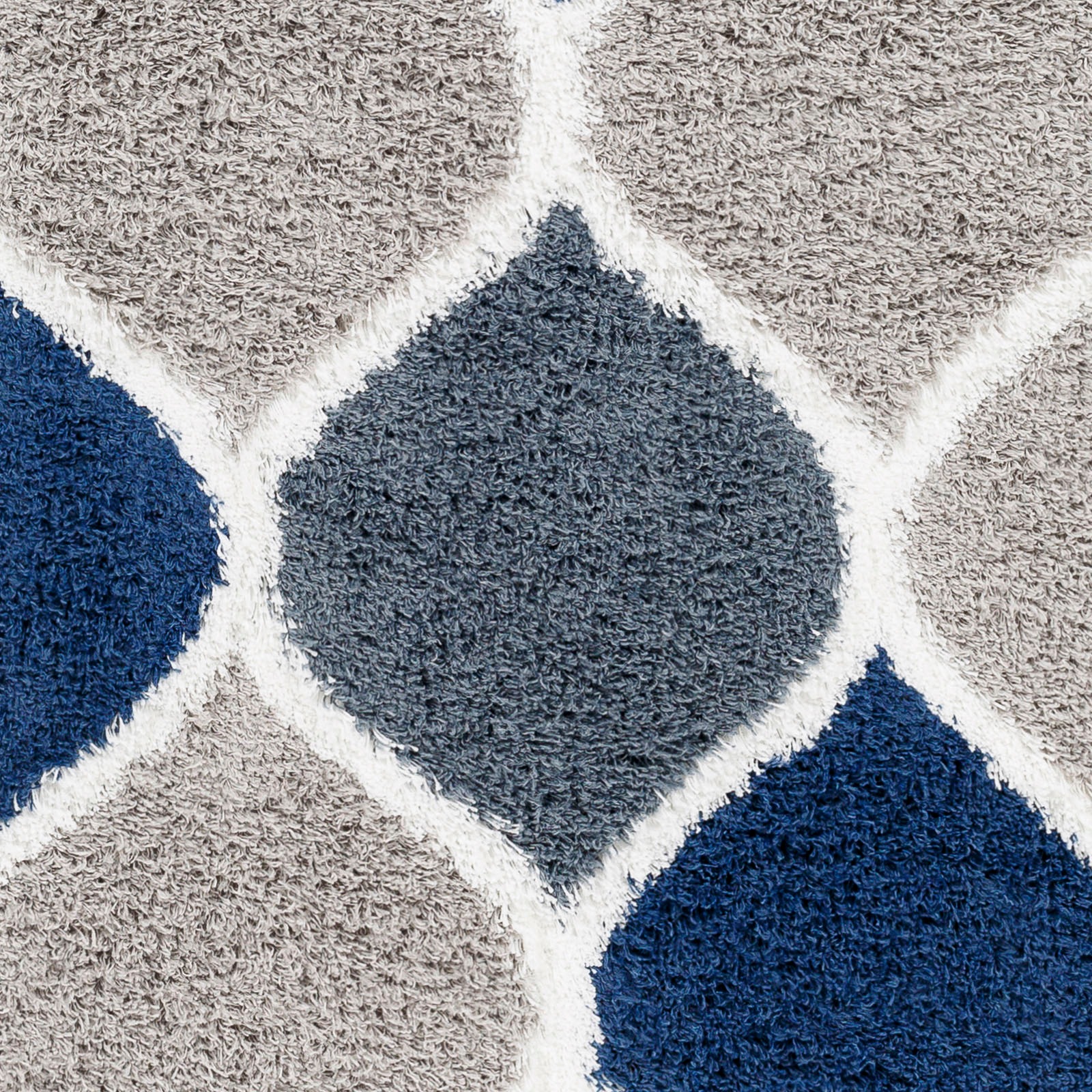 Livabliss Hochflor-Teppich »SMOLENSK«, rechteckig, 52 mm Höhe, Flauschig, Langflor, Weich, Boho Wohnzimmerteppich, Grau