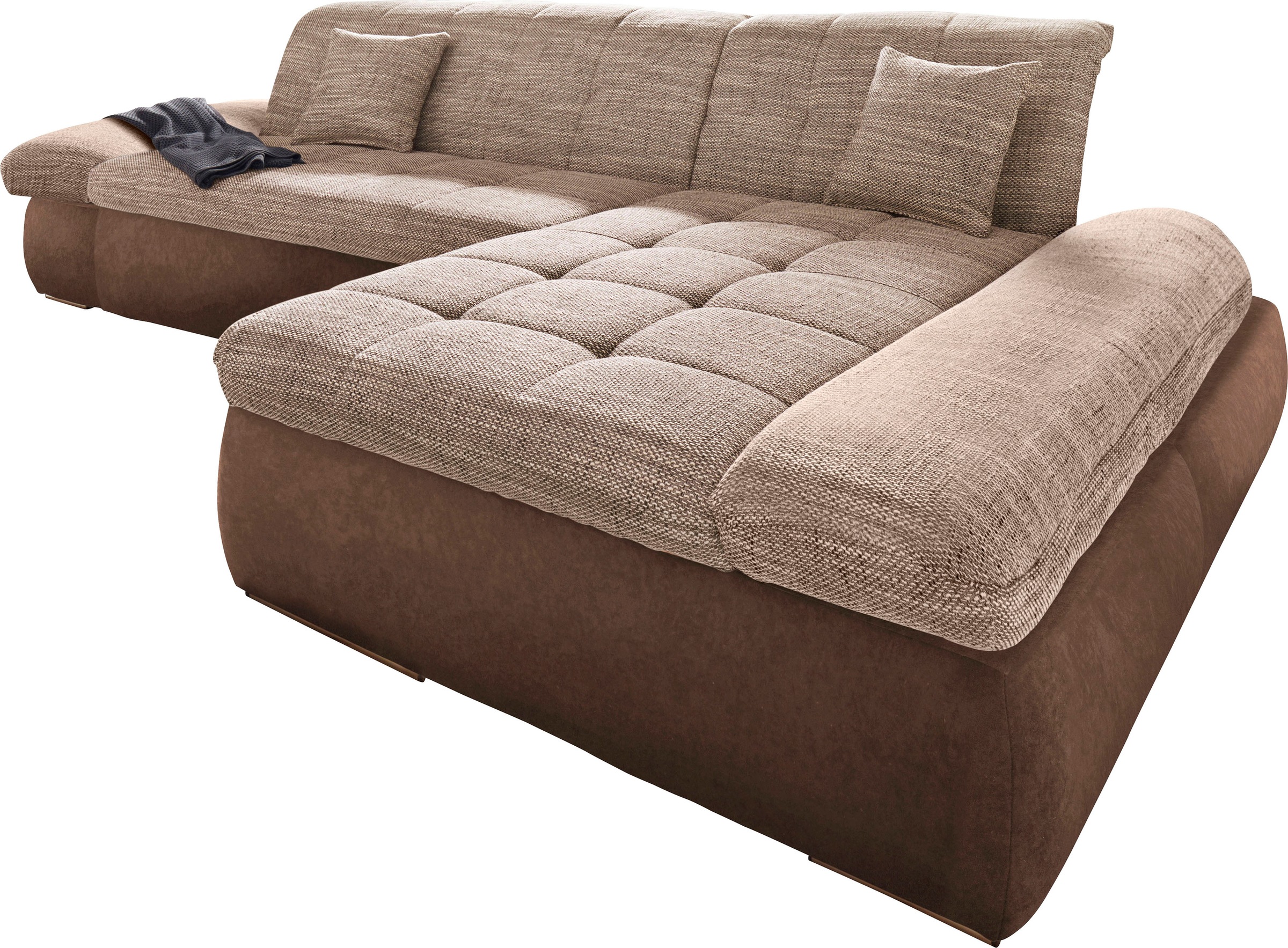 DOMO collection Ecksofa »PB Moric wahlweise mit Bettfunktion + Armteilverst günstig online kaufen