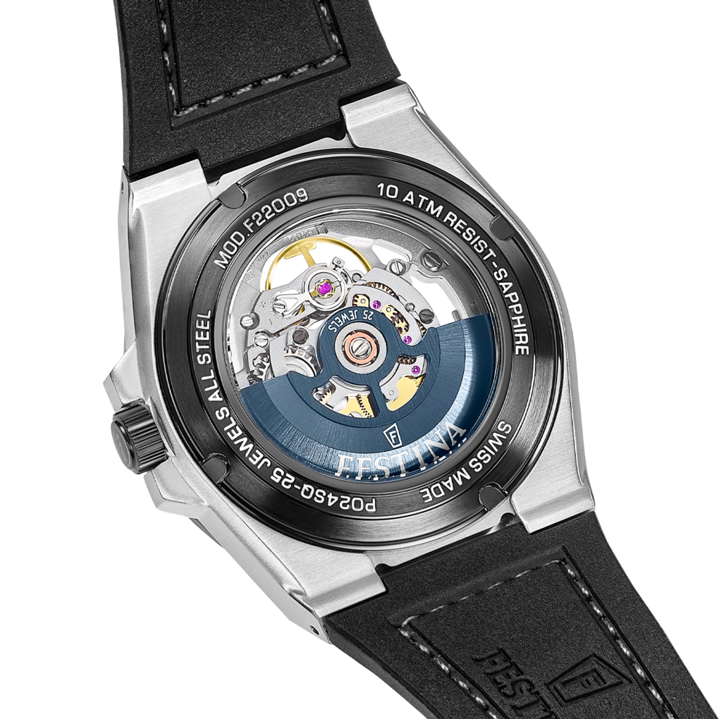 Festina Automatikuhr »Automatic« Armbanduhr, Herrenuhr, Swiss Made, Mechanische Uhr, Lederarmband
