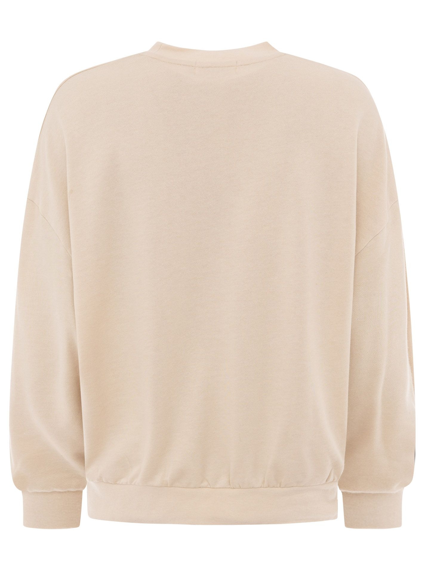 Zwillingsherz Sweatshirt »"Feel Good Club"«, Rundhals, kleine Stickerei vorne
