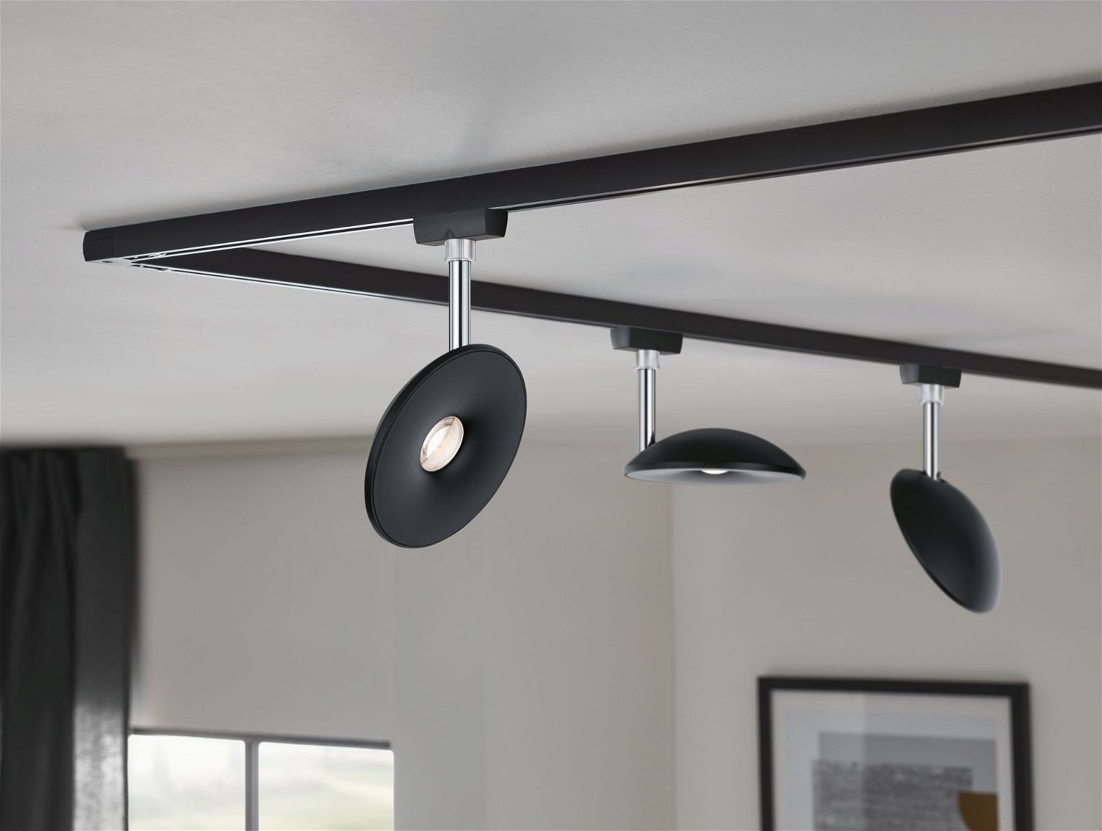 Paulmann Schienensystem-Leuchten »URail Schienenspot Sphere 493lm 7W 2700K 230V Chrom matt, Chrom«, Einzelspot, dimmbar