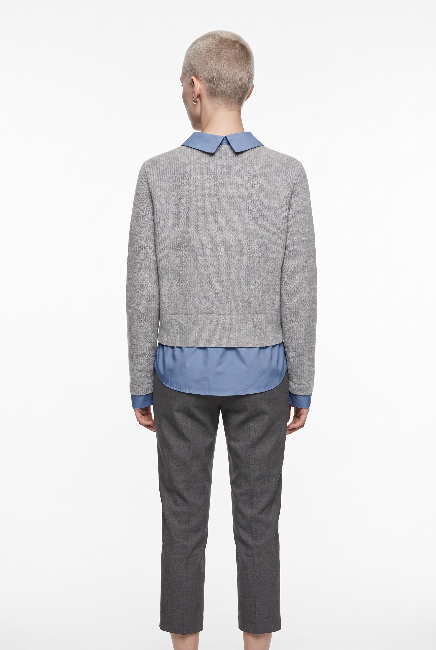 ONLY Strickjacke »ONLALIVIA LS WOVEN MIX CARDIGAN CS KNT« Materialmix, regular fit