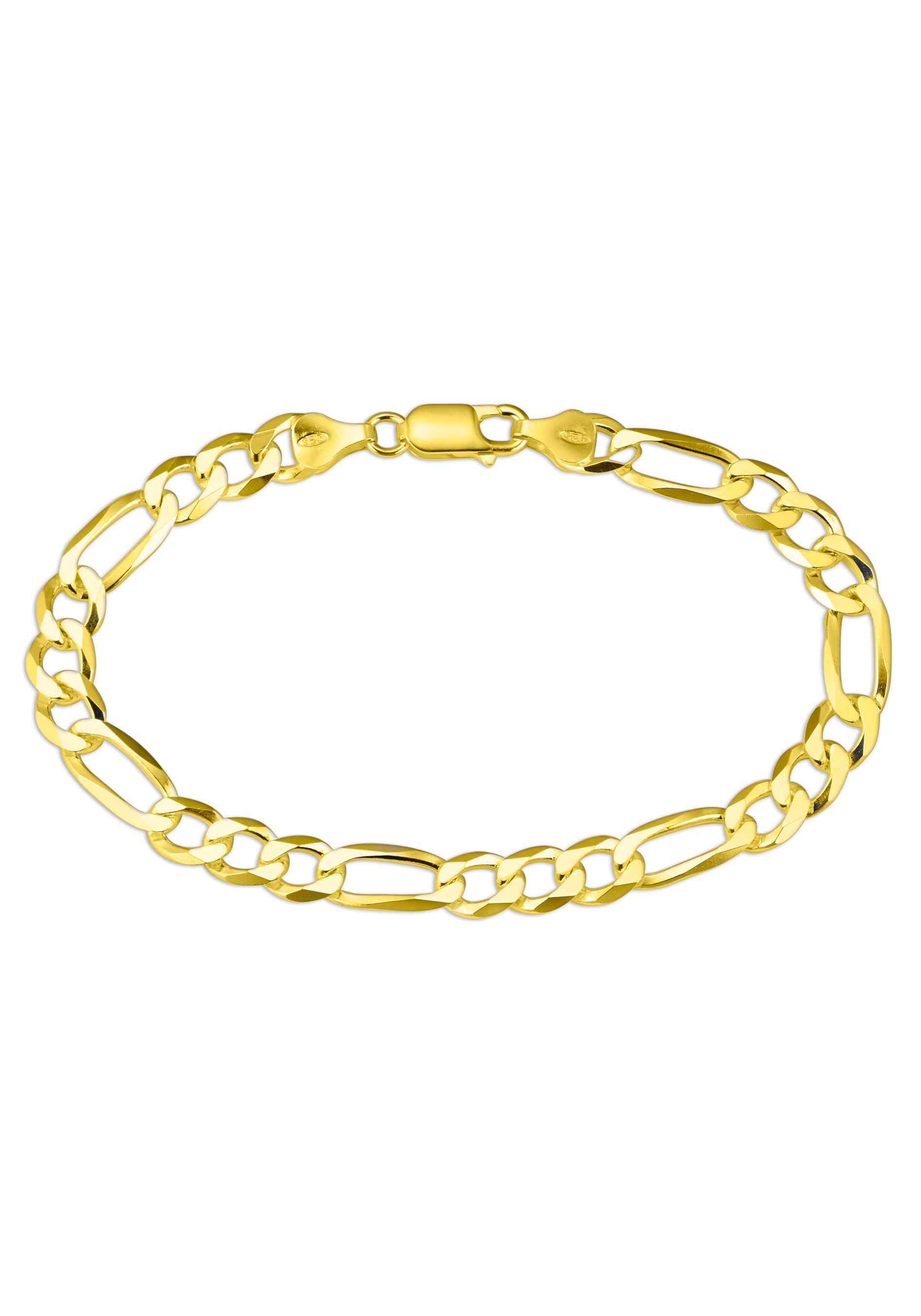 Bruno Banani Gliederarmband »Schmuck online Geschenk, breit kaufen Figarokette Gold« Armkette