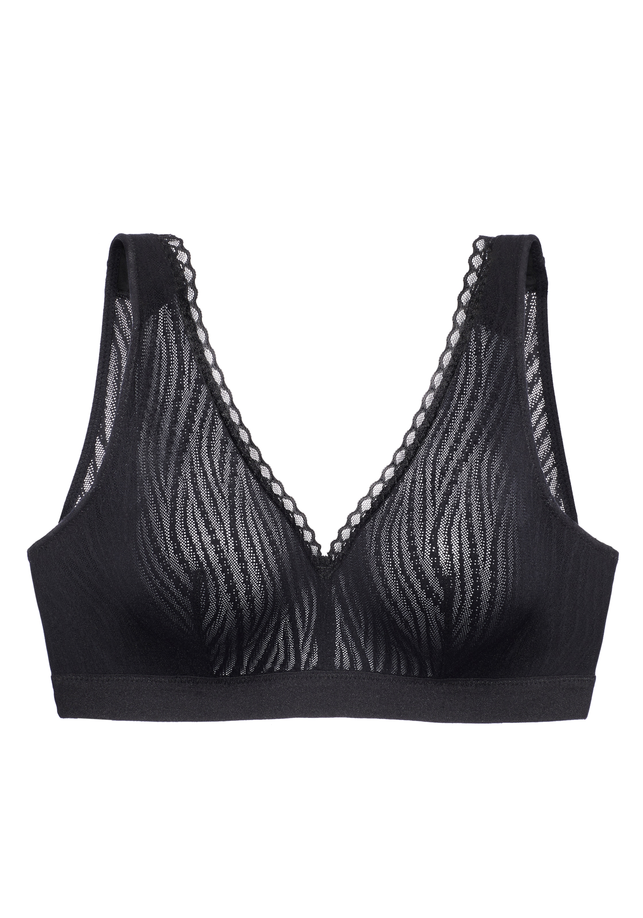 Vivance Entlastungs-BH ohne Bügel, aus Spitze – ideal für große Größen