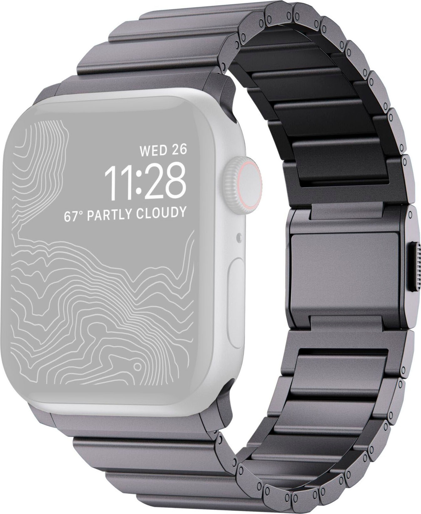 Nomad Smartwatch-Armband »Strap Aluminum 42/44/45/49mm«