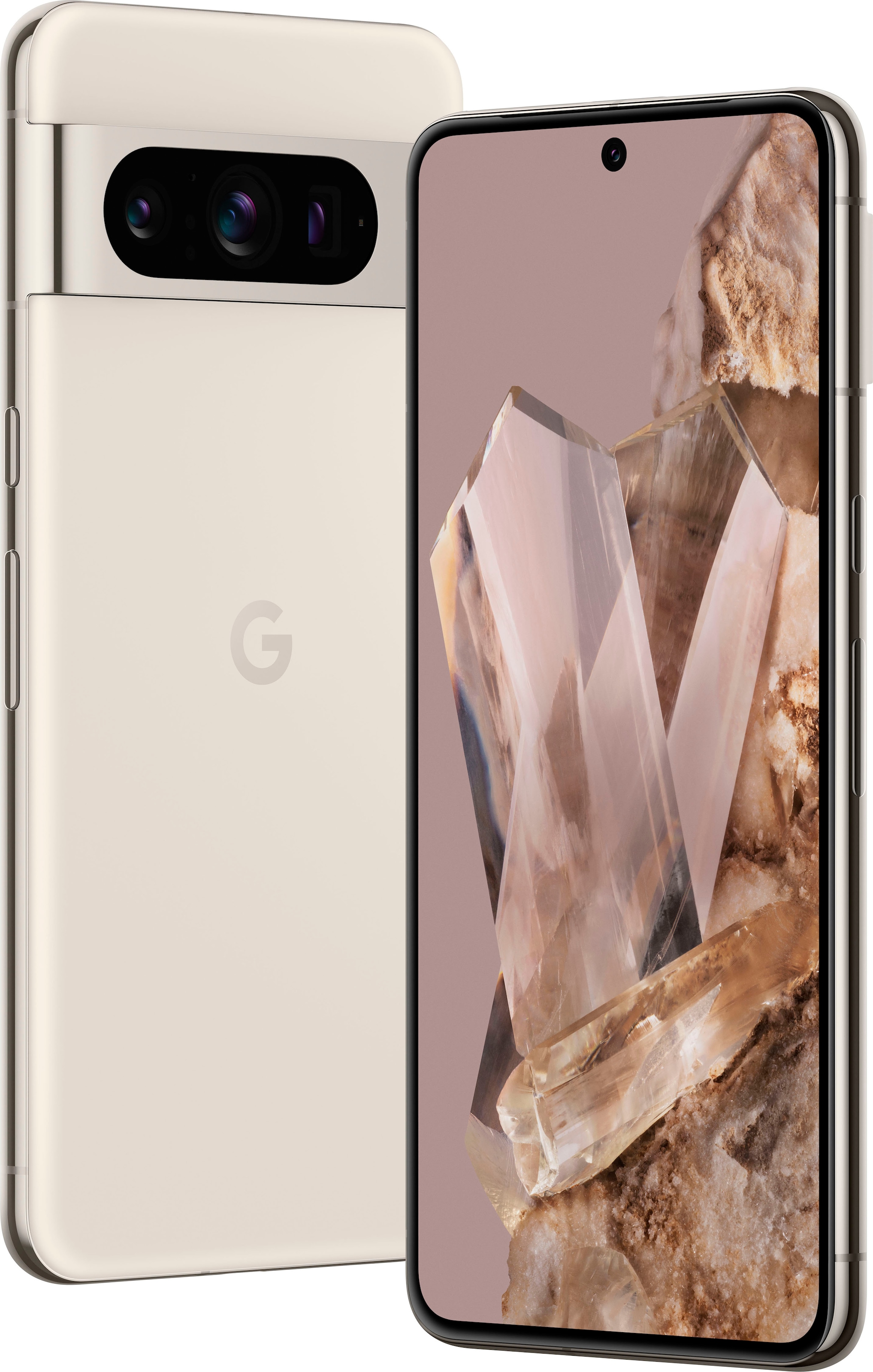 2. Bild von Google Smartphone »Pixel 8 Pro, 128GB«, Porcelain, 17 cm/6,7 Zoll, 128 GB Speicherplatz, 50 MP Kamera