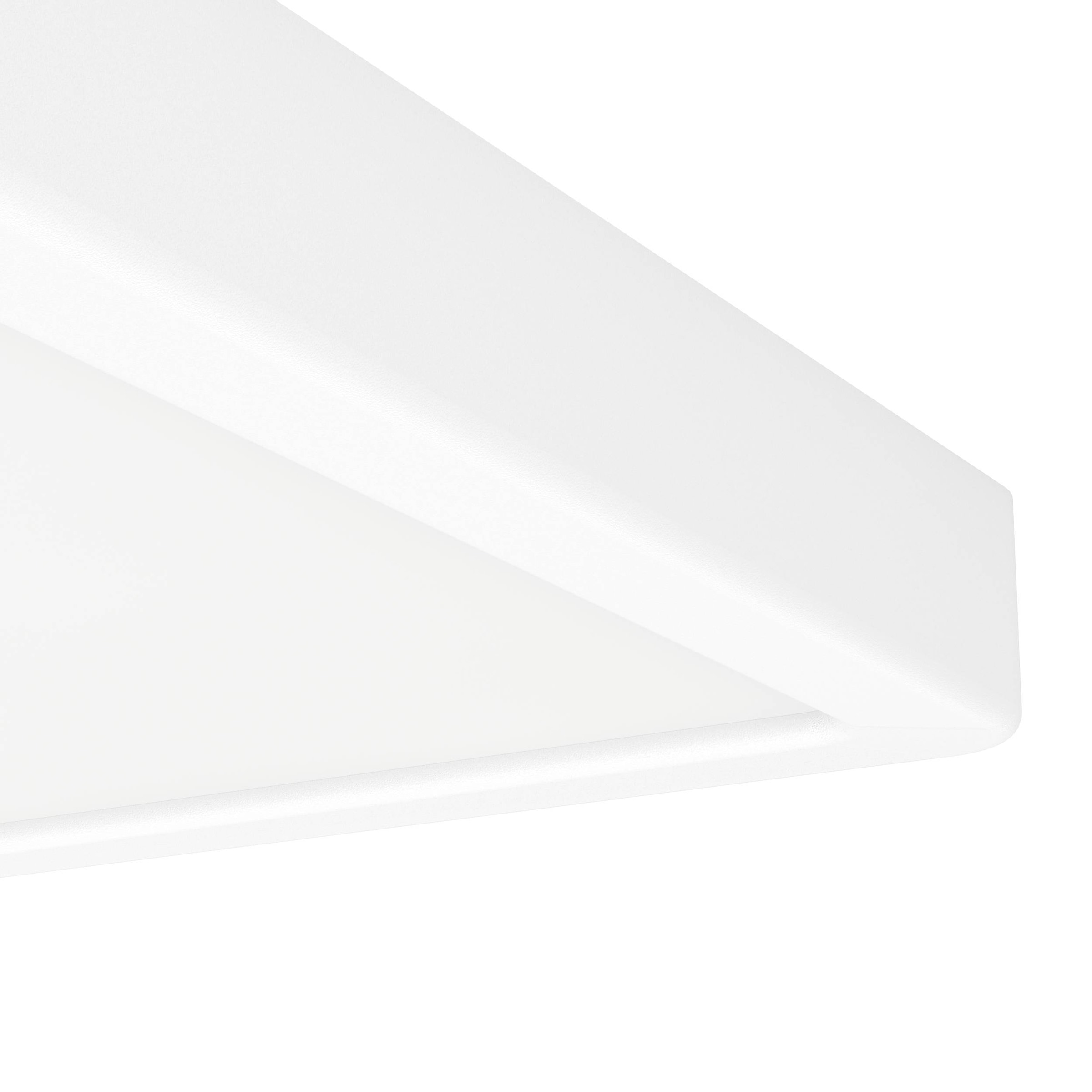 EGLO Aufbauleuchte »Fueva 6 Deckenleuchte, Badlampe Decke, Kunststoff, Deckenbeleuchtung« LED-Modul 1 Stk. Kaltweiß | Neutralweiß | Warmweiß Aufbauleuchte - L22 x B22 x H2,5 cm - weiß - 10,5W inkl.