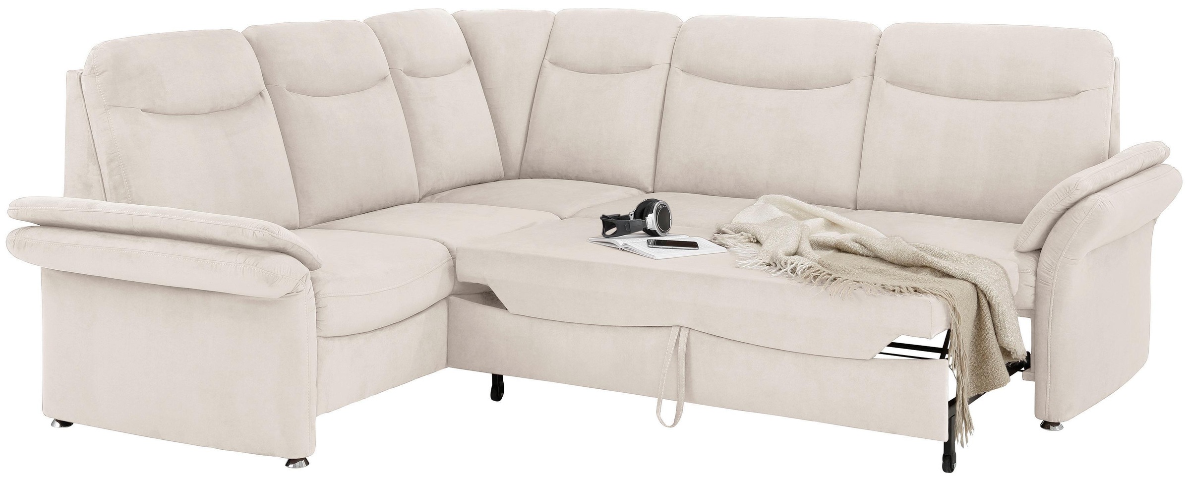 Home affaire Ecksofa »Tahoma L-Form«, mit Armlehnfunktion, wahlweise Bettfunktion, Schublade, Relaxfunktion