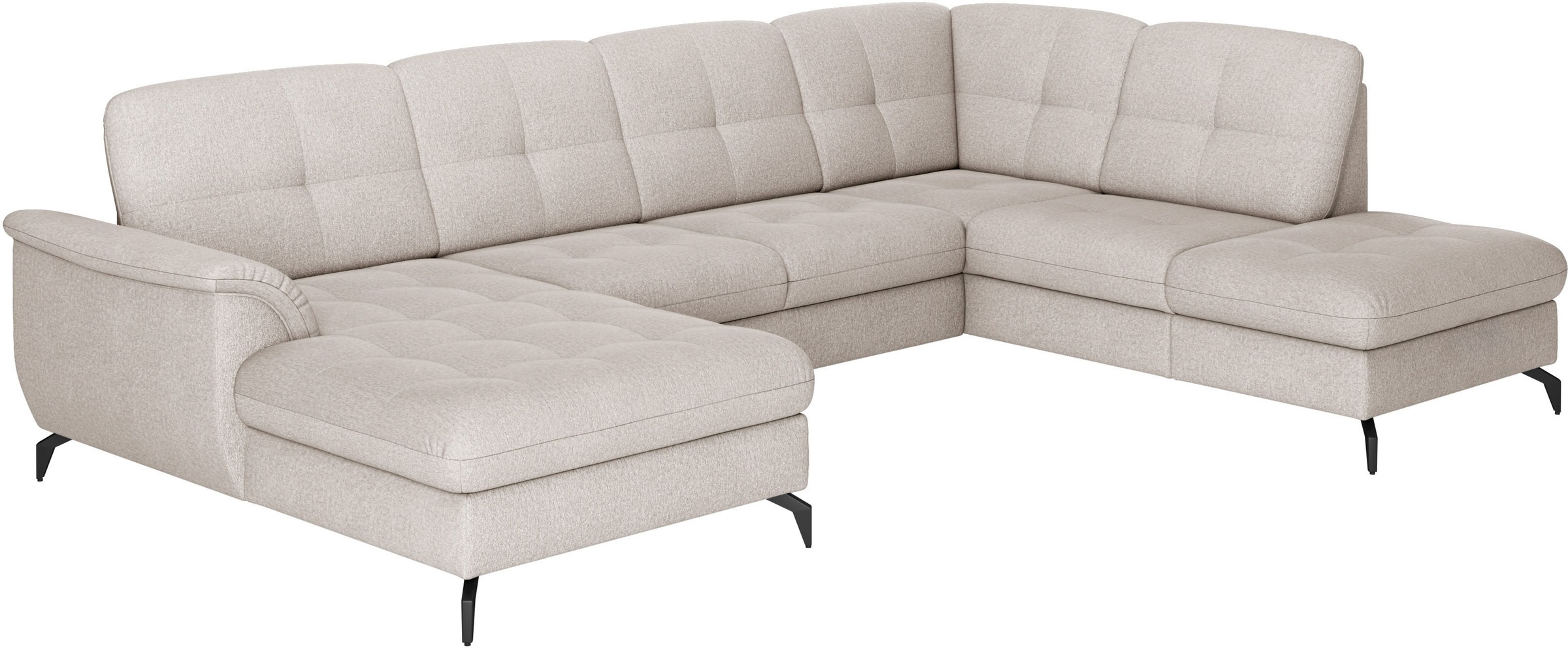 sit&more Wohnlandschaft »Zora U-Form«, wahlweise mit Bettfunktion und Bettkasten