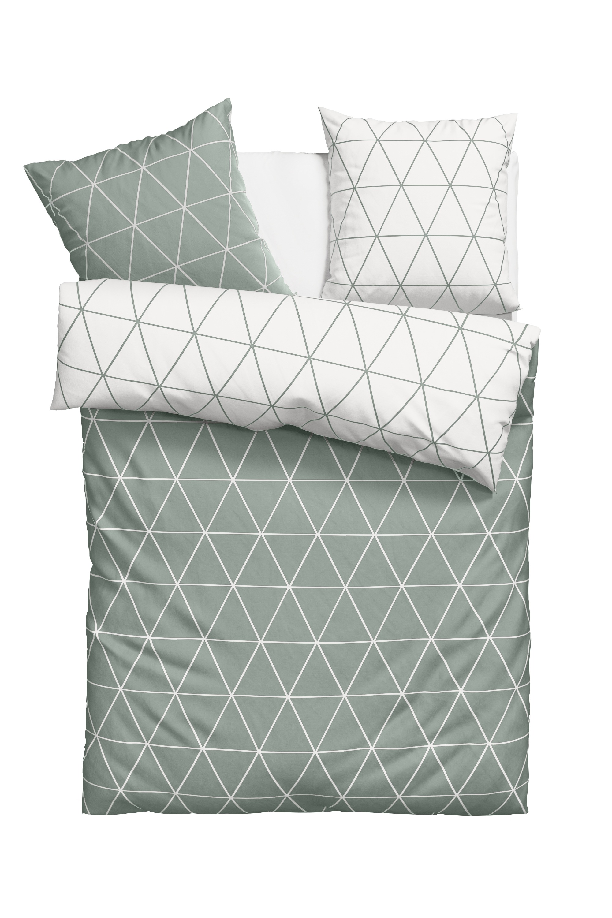 andas Bettwäsche »Balsby« 2 Stk. tlg. in Gr. 135x200 oder 155x220 cm, 100% günstig online kaufen