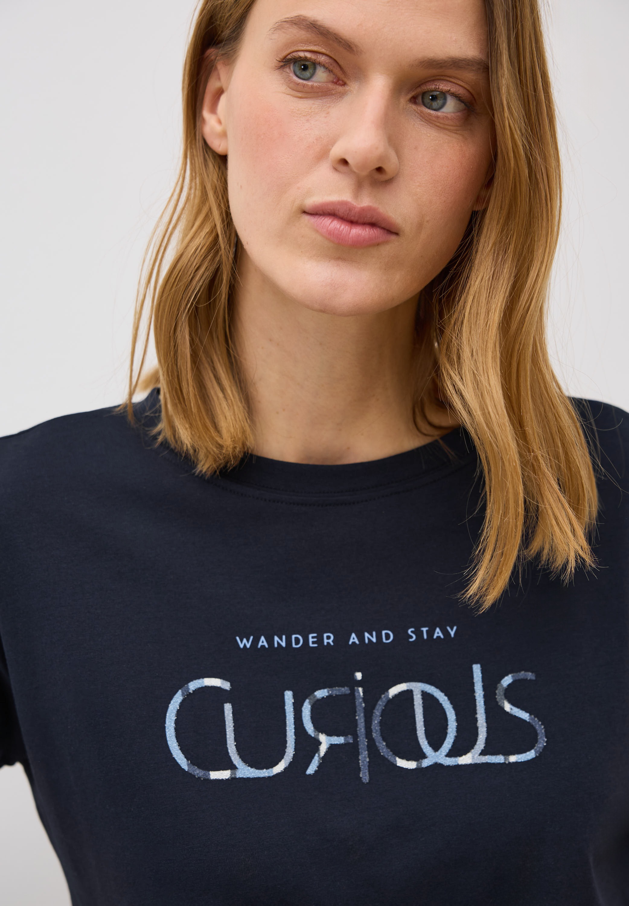 Cecil T-Shirt, mit Wording