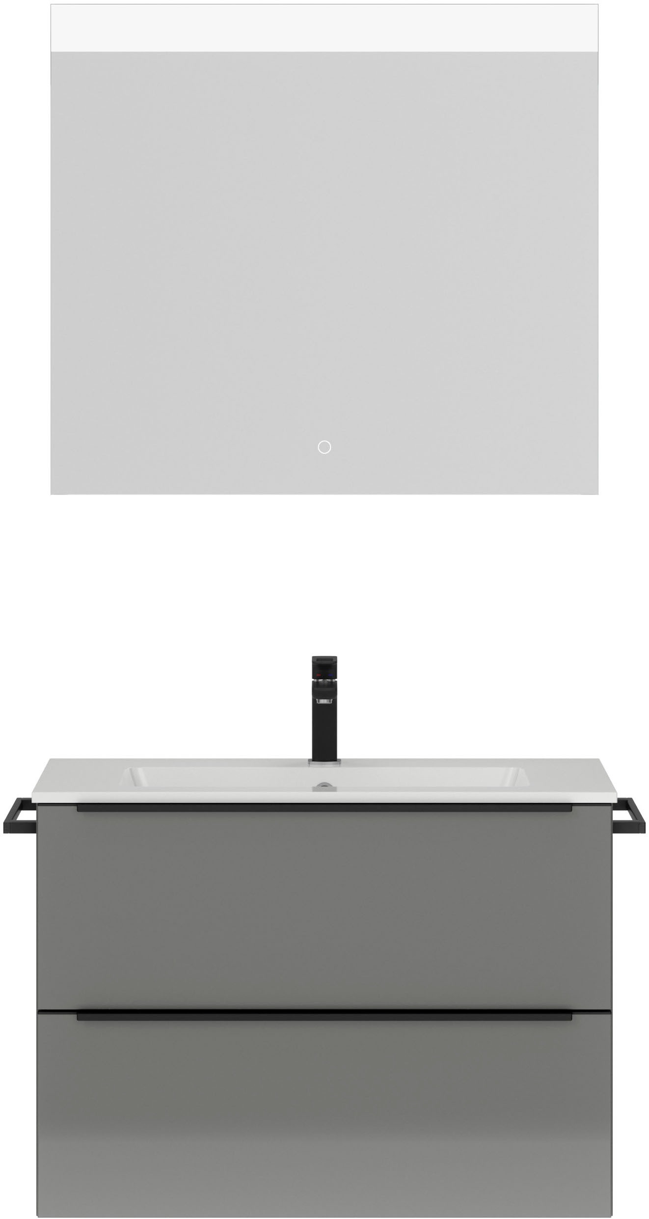 nobilia® Badmöbel-Set »Levere« vormontiert, mit Soft-Close, 2 Stk. tlg. günstig online kaufen