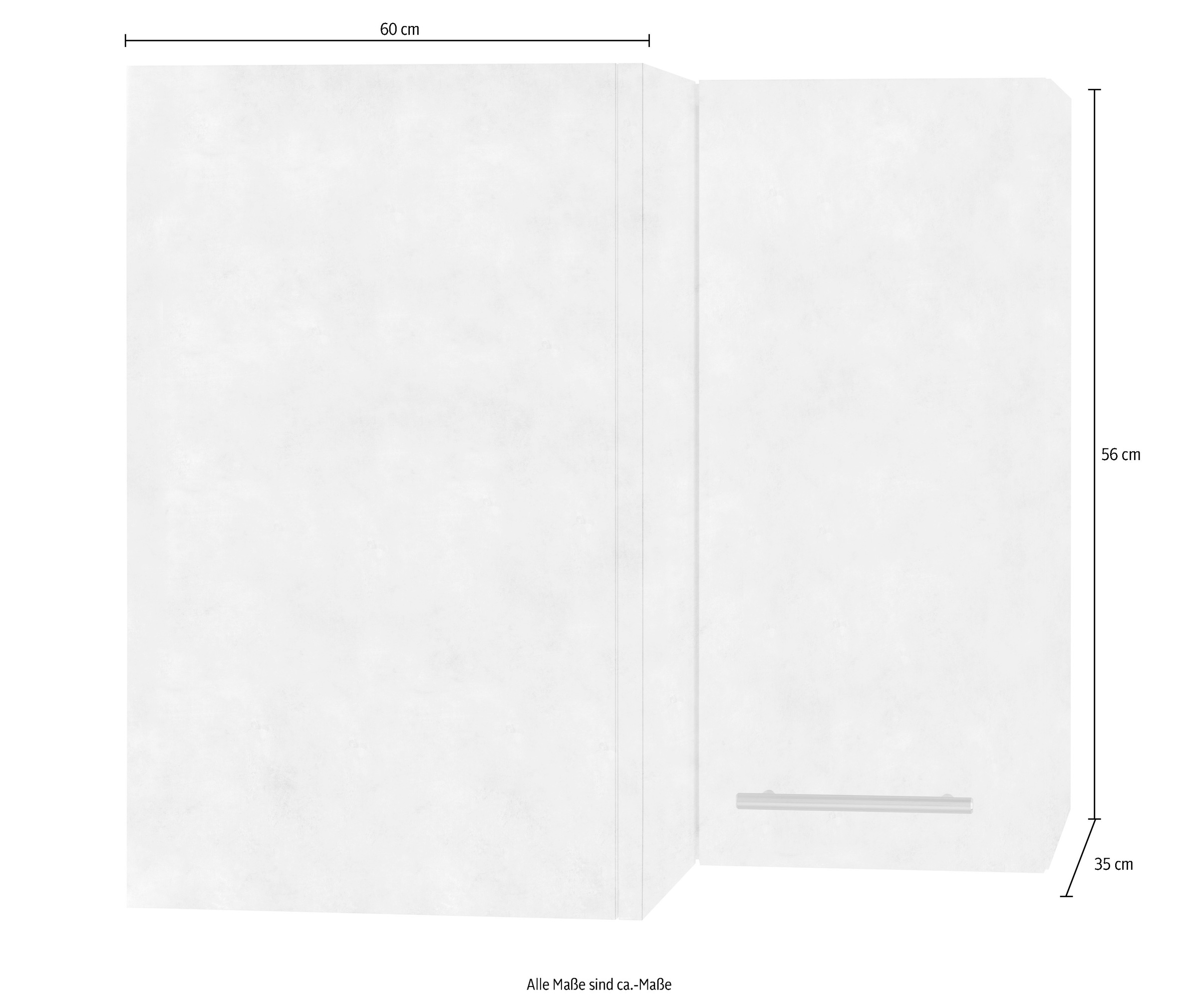 wiho Küchen Eckhängeschrank »Flexi2«