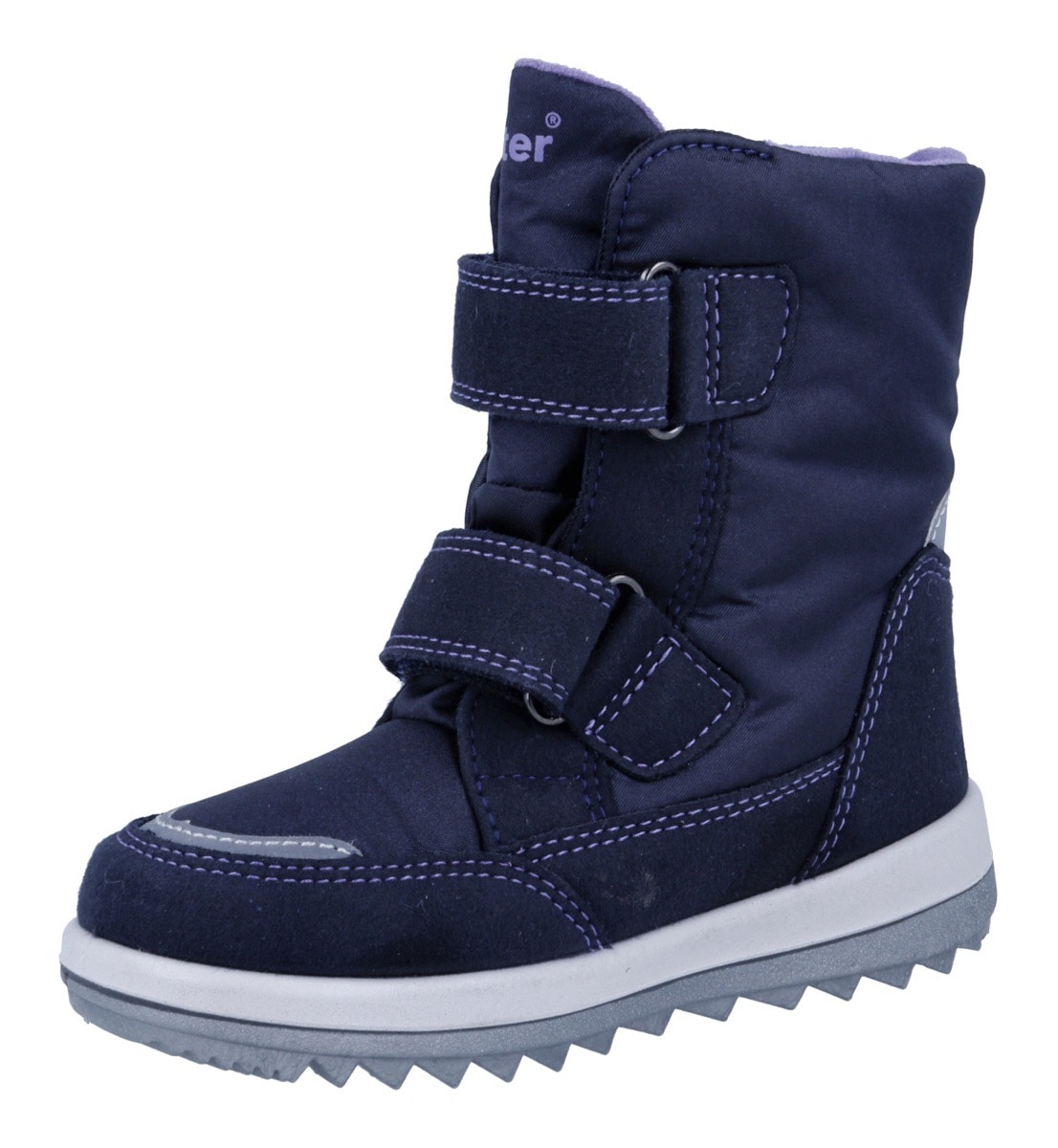 Richter Winterstiefel »Husky 2.0«, Klettschuh mit Blinkfunktion, Größenschablone zum Download