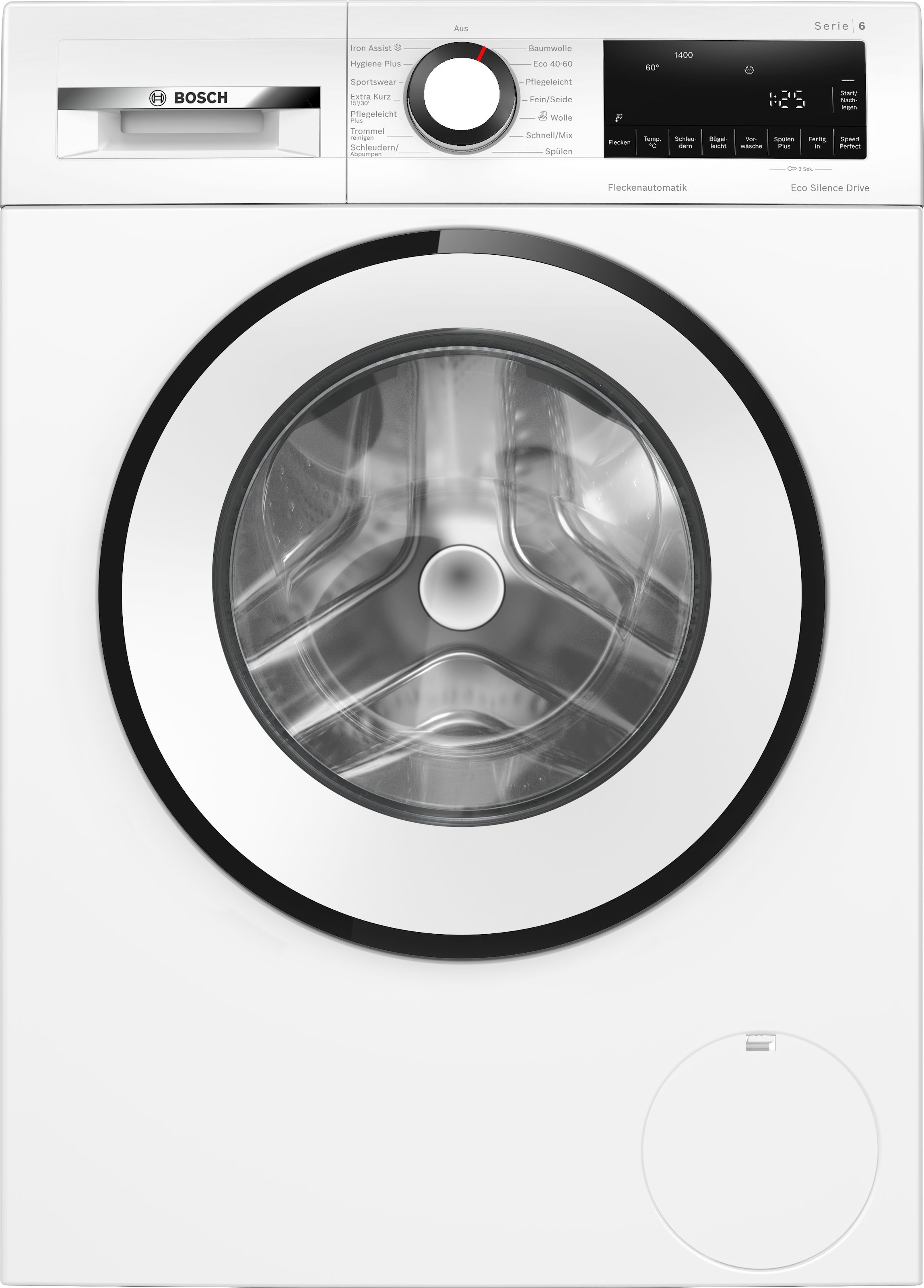 BOSCH Waschmaschine Serie 6 »WGG244ZV0« 9 kg 1400 U/min Knitter-Programm Iron Assist, Speed Perfect, Nachlegefunktion