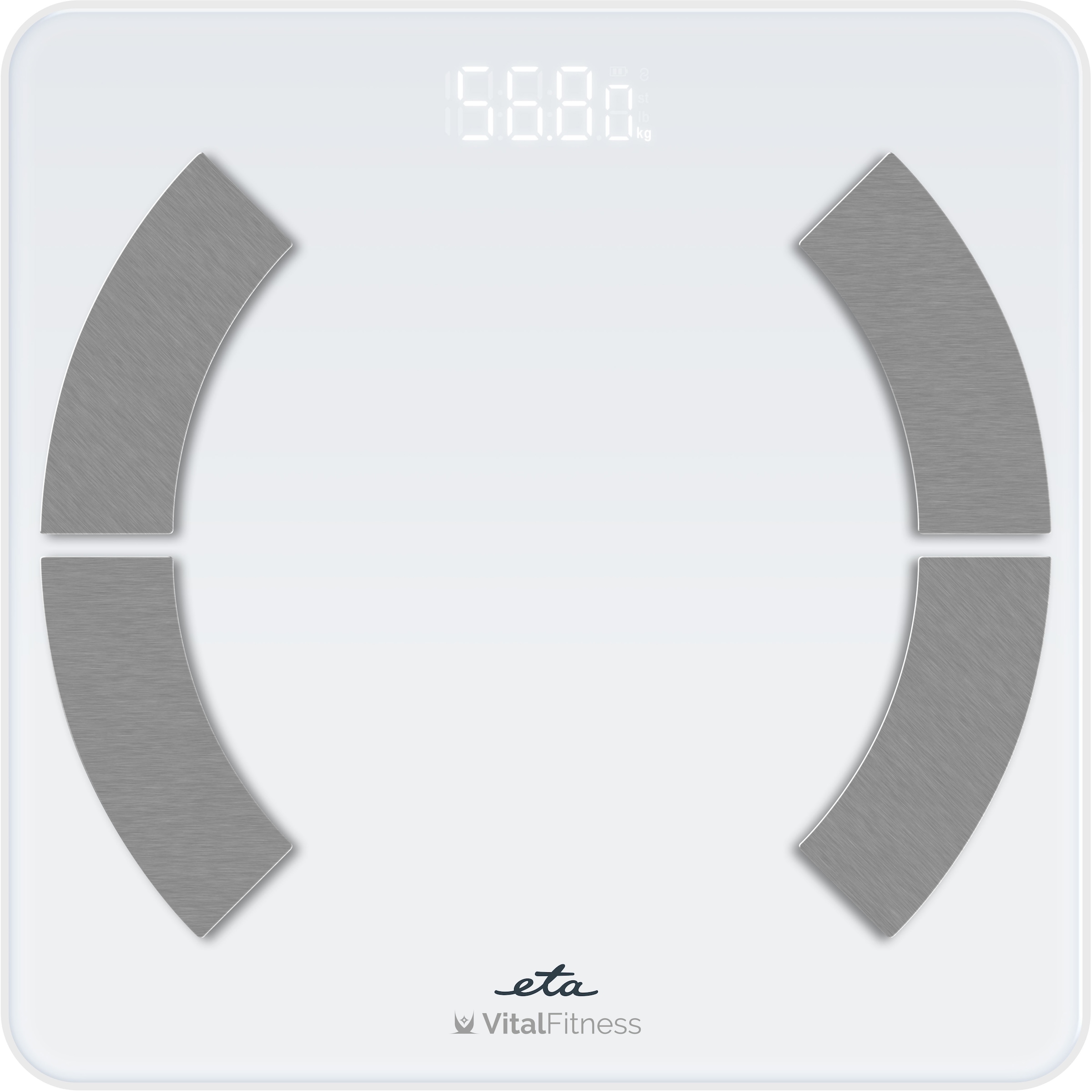 eta Körper-Analyse-Waage »ETA Vital Fitness«, Smart-Körperwaage mit App und 18 Analysewerten, 180 kg Tragkraft