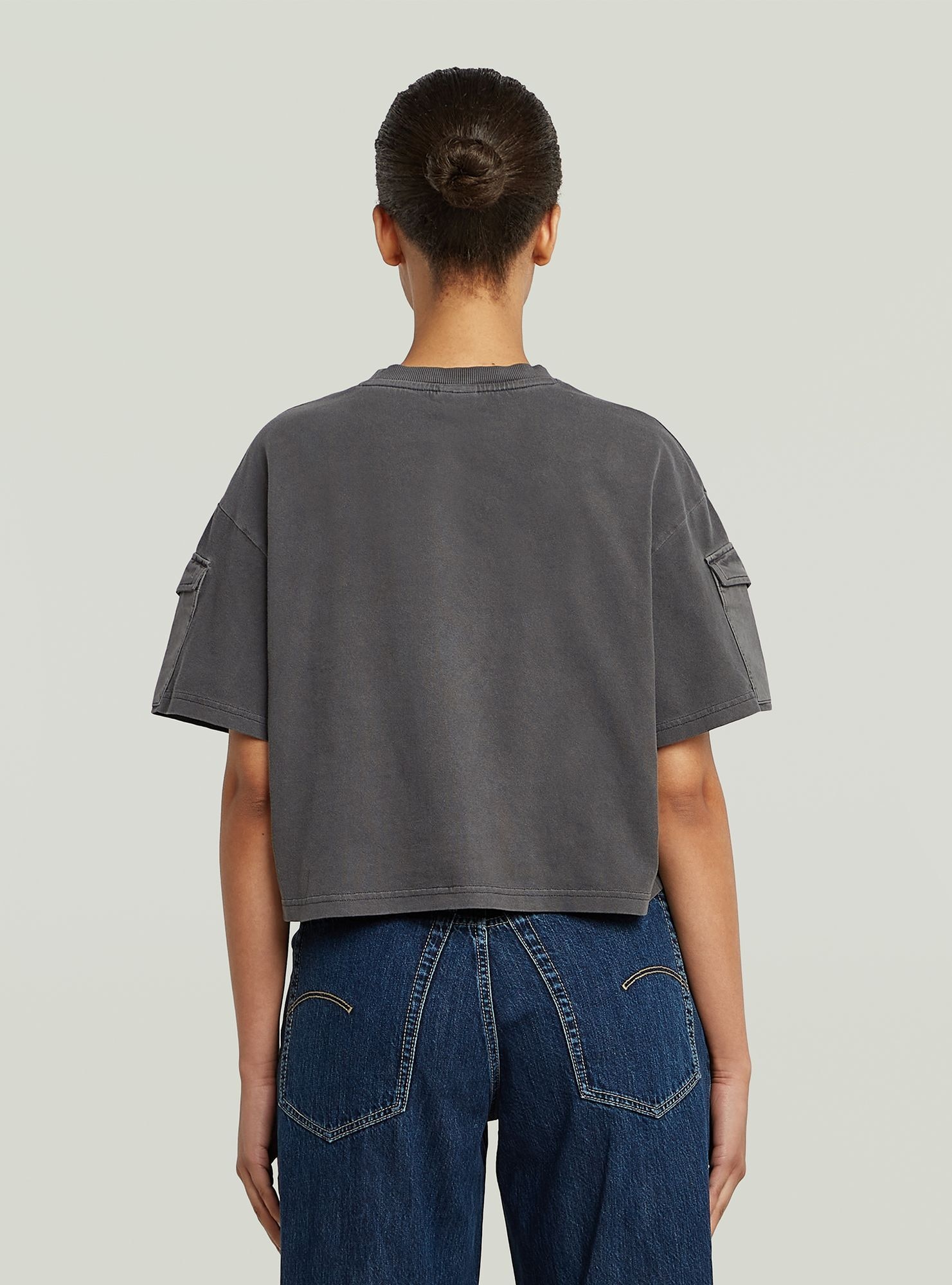 G-STAR T-Shirt »Washed Mix Boxy Cropped T-Shirt«