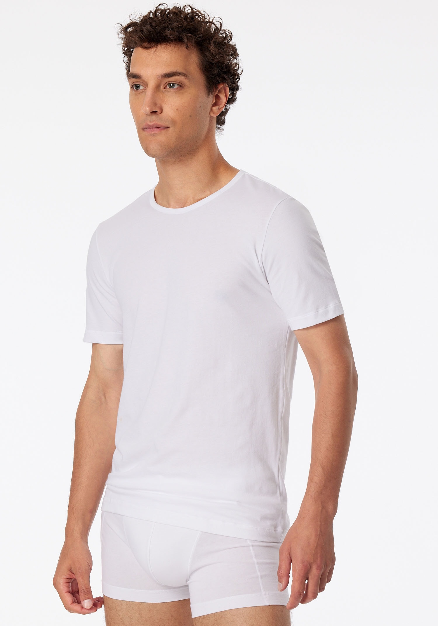 Schiesser T-Shirt »"95/5"«, (2er-Pack), mit rundem Halsausschnitt