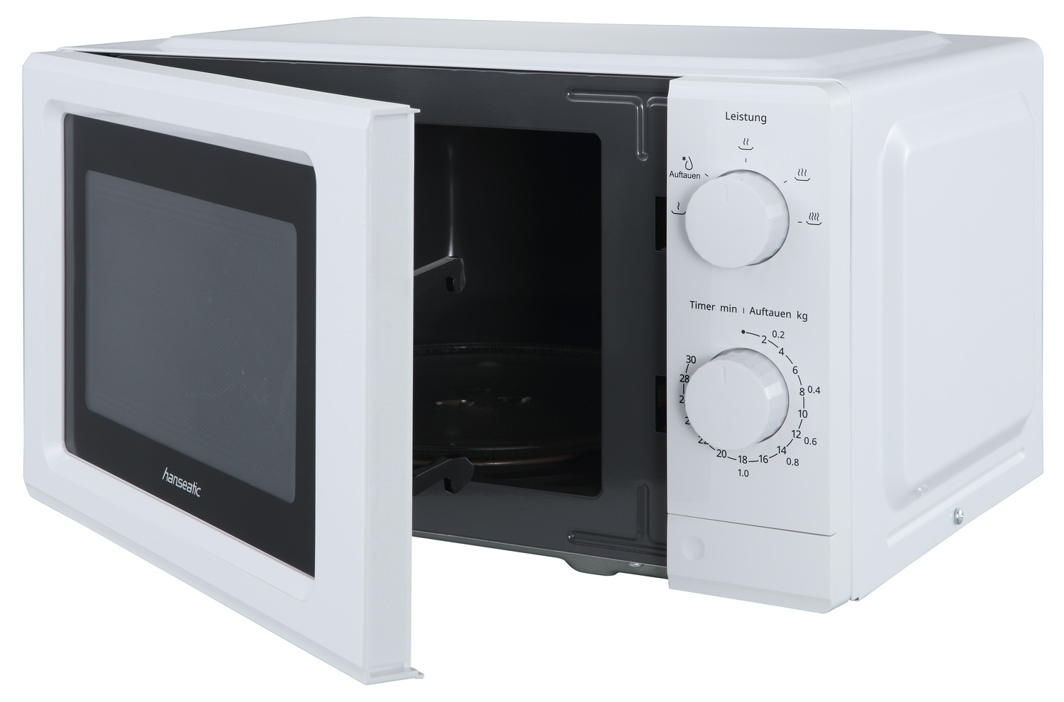 Hanseatic Mikrowelle »HM19«, Mikrowelle, 1020 W, Leistung 700 W, Auftaufunk günstig online kaufen