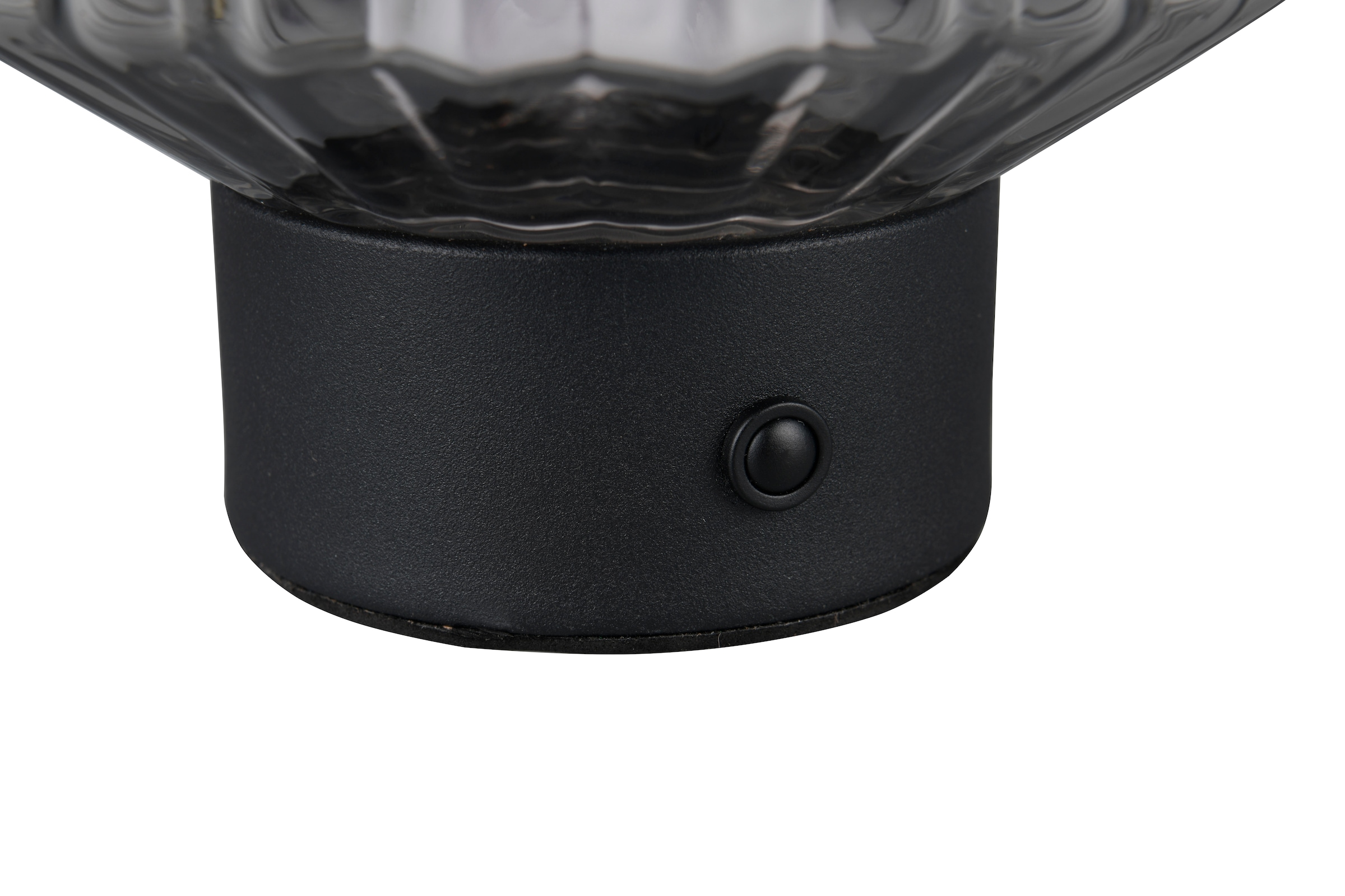 REALITY Leuchten LED Tischleuchte »LORD«, 1 flammig, Leuchtmittel LED-Board | LED fest integriert, kabellose Akku Tischlampe, Glasschirm, USB-C Ladekabel, Touchdimmer