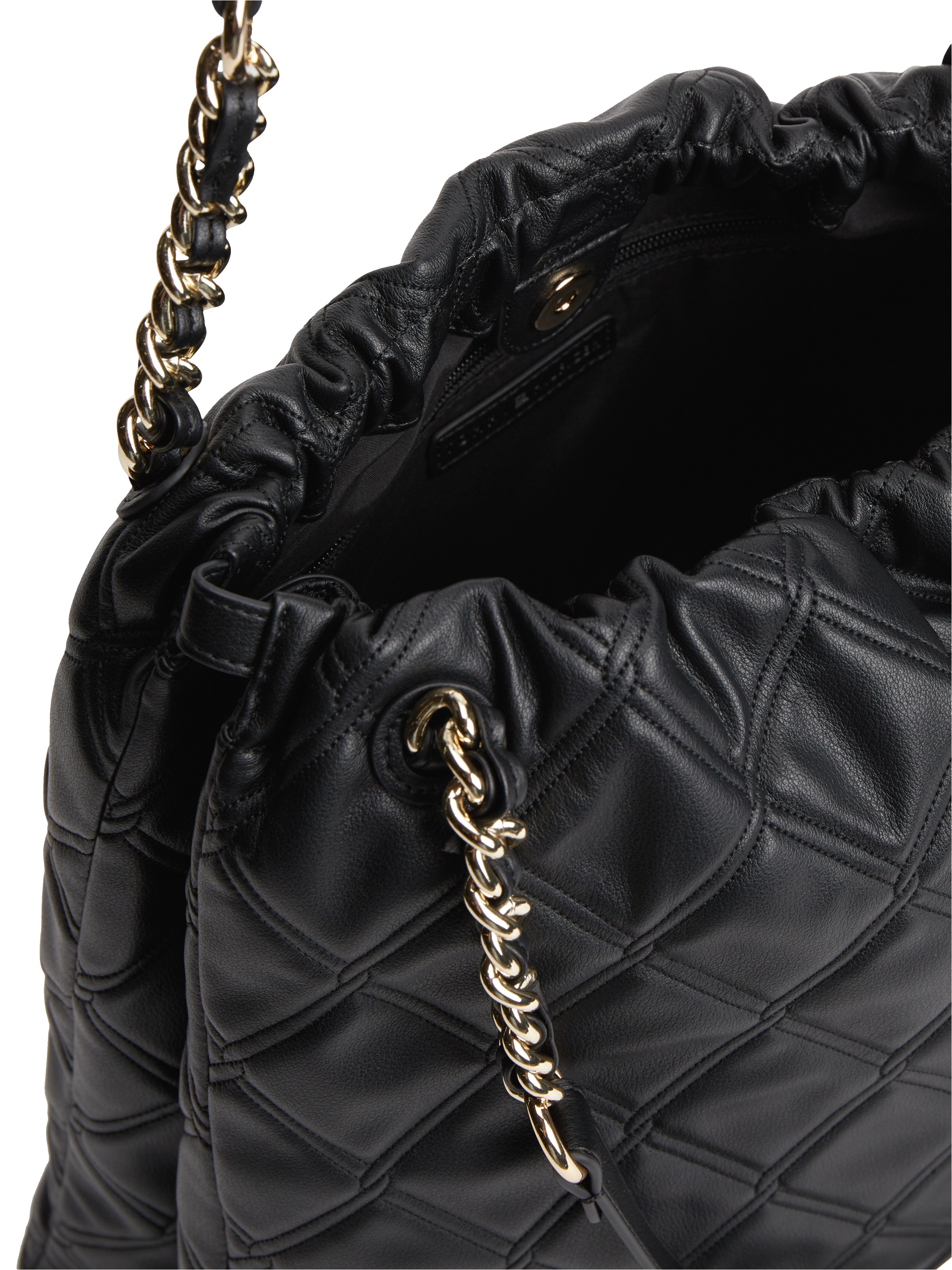 Tommy Hilfiger Tragetasche »TH FEMININE TOTE« Damen Umhängetasche, Schultertasche, Handtasche mit Ziersteppung