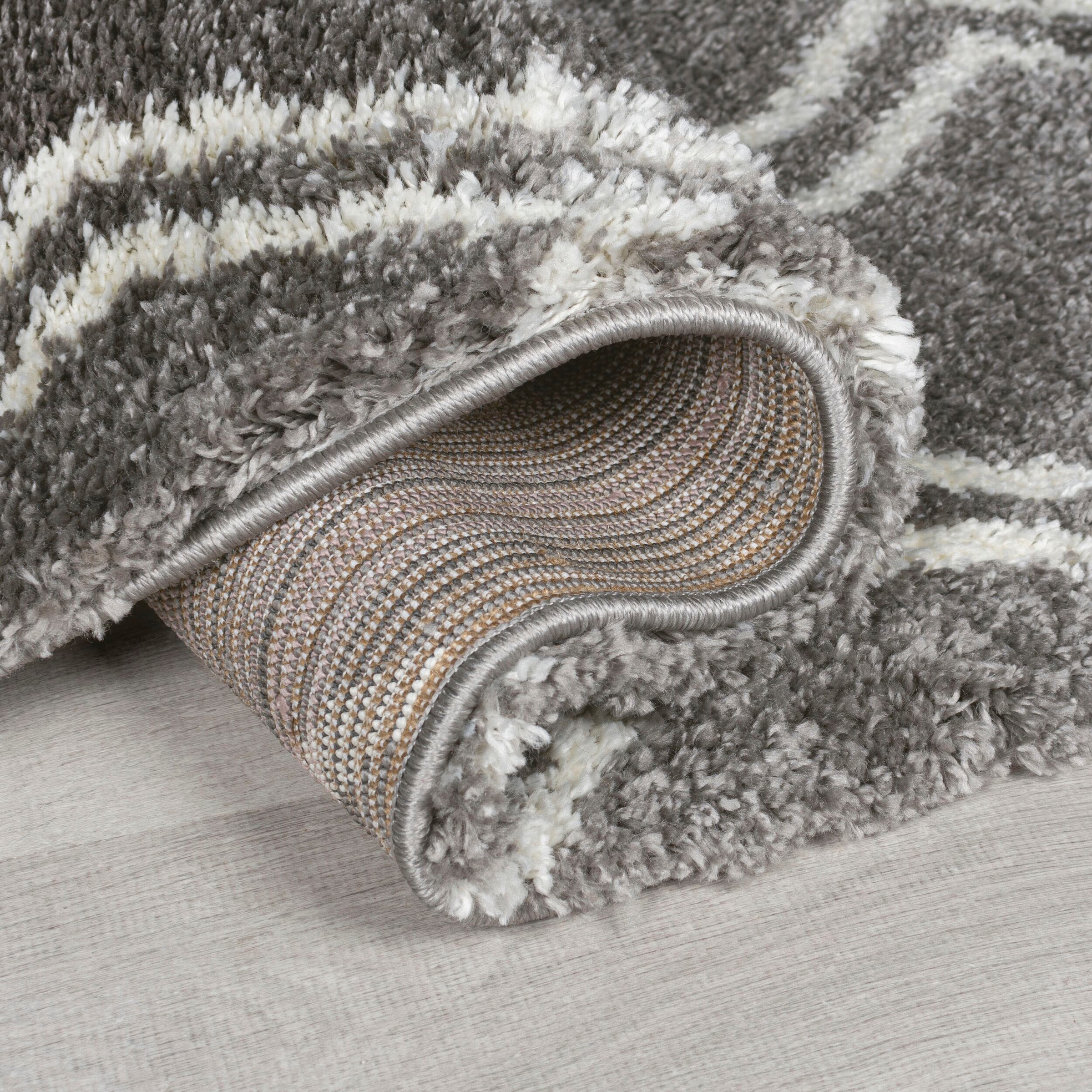 FLAIR RUGS Hochflor-Teppich »ATLAS«, rechteckig, 40 mm Höhe, Berber Teppich