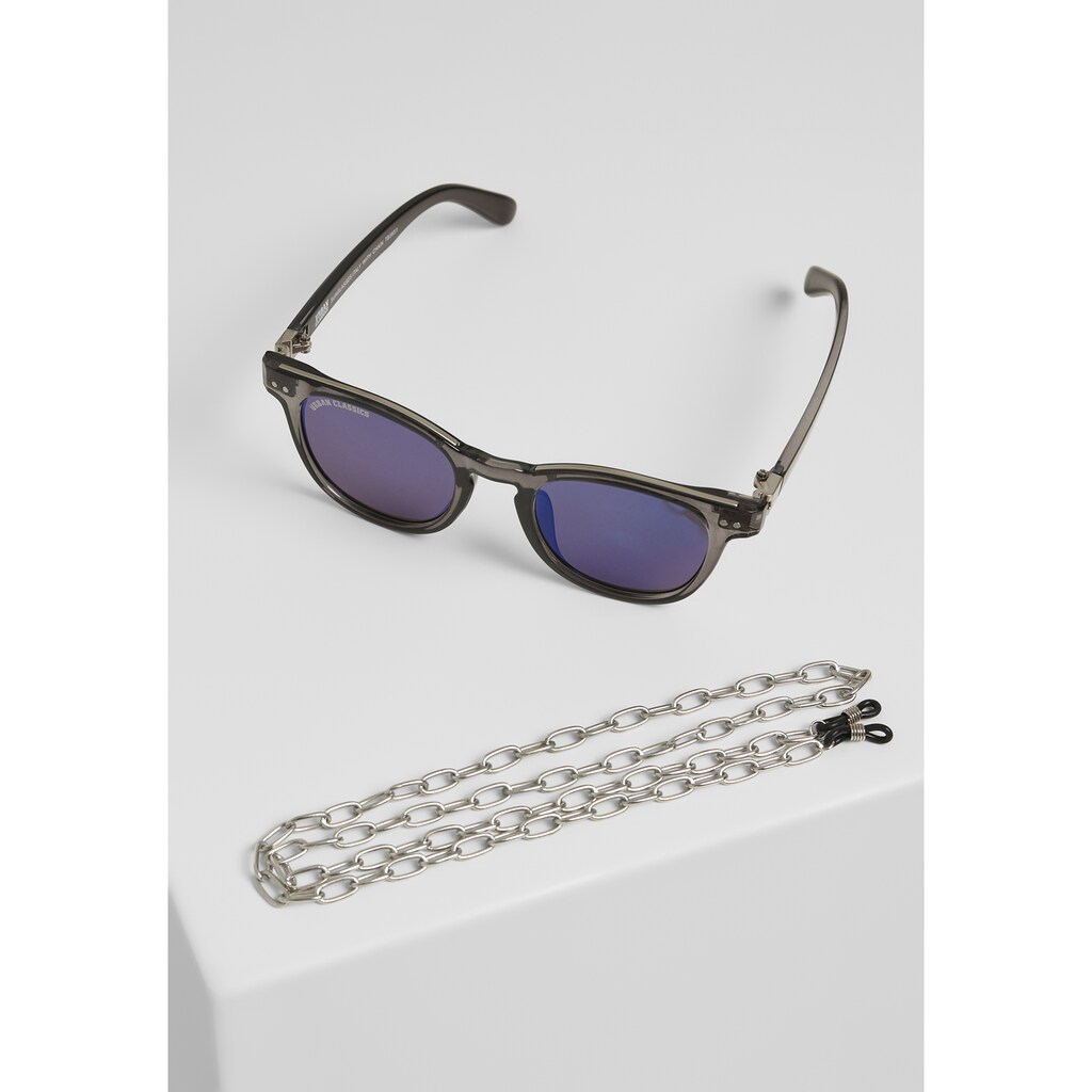 URBAN CLASSICS Sonnenbrille »Urban Classics Accessoires Sunglasses Italy with chain«