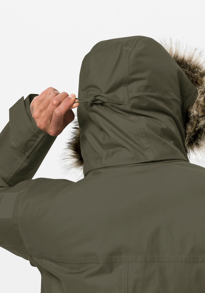 Jack Wolfskin Funktionsparka »WINTERFROST DOWN PARKA M«, mit Kapuze