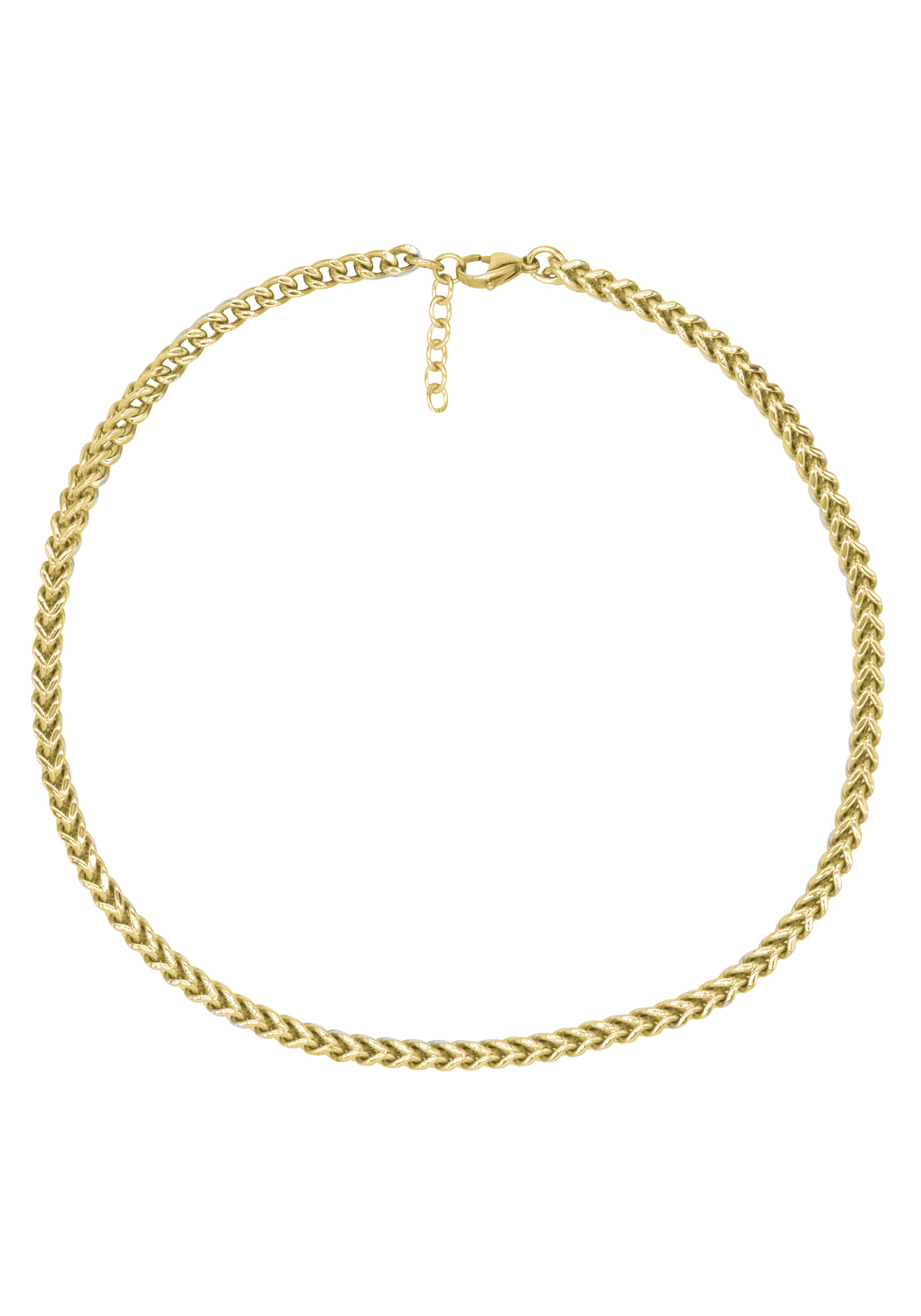 Firetti Edelstahlkette »Schmuck Geschenk Doppelpanzerkettengliederung, 5 mm breit«, Made in Germany