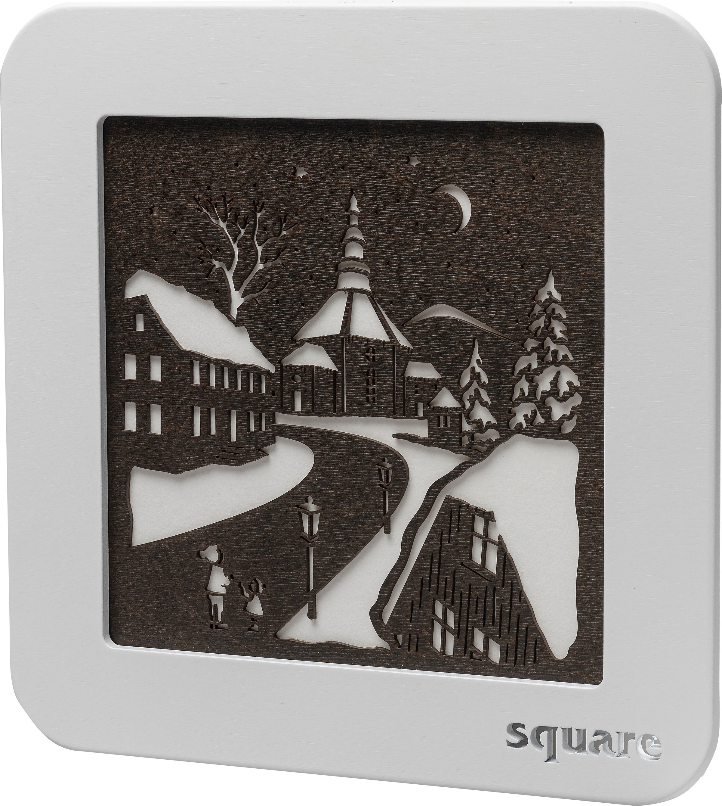 Weigla LED-Bild »Square St.), Seiffen«, - auf Timer, mit kaufen Motiv (1 einseitiges Rechnung Wandbild