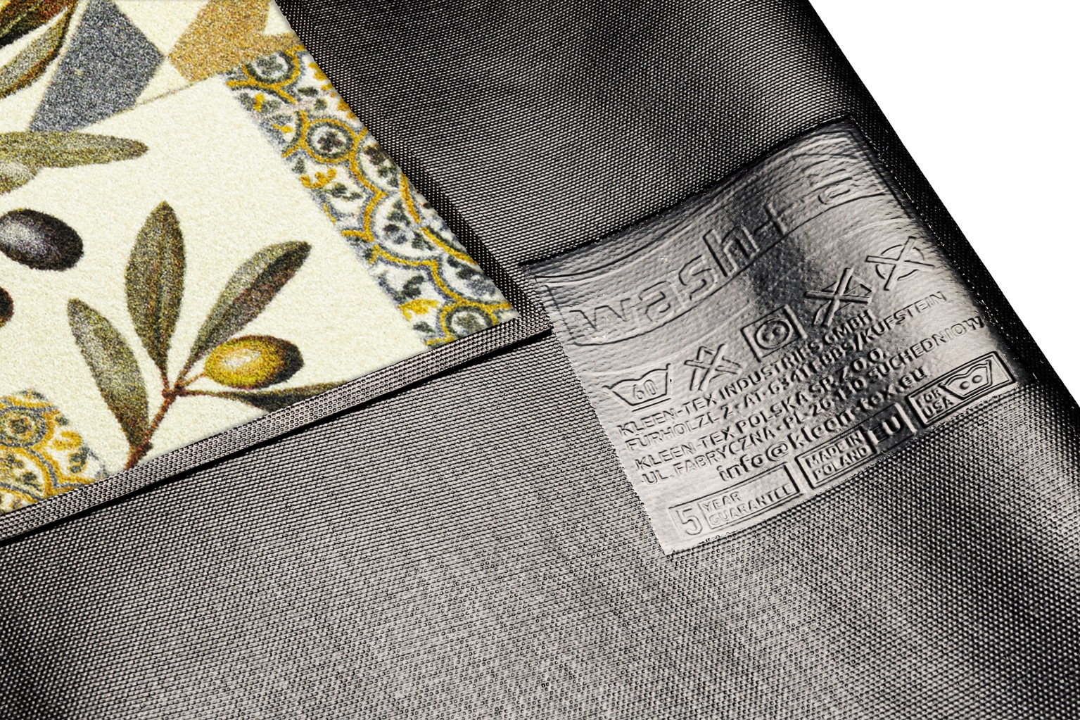 wash+dry by Kleen-Tex Fußmatte »und Läufer Citrus Ceramics« rechteckig 7 mm Höhe