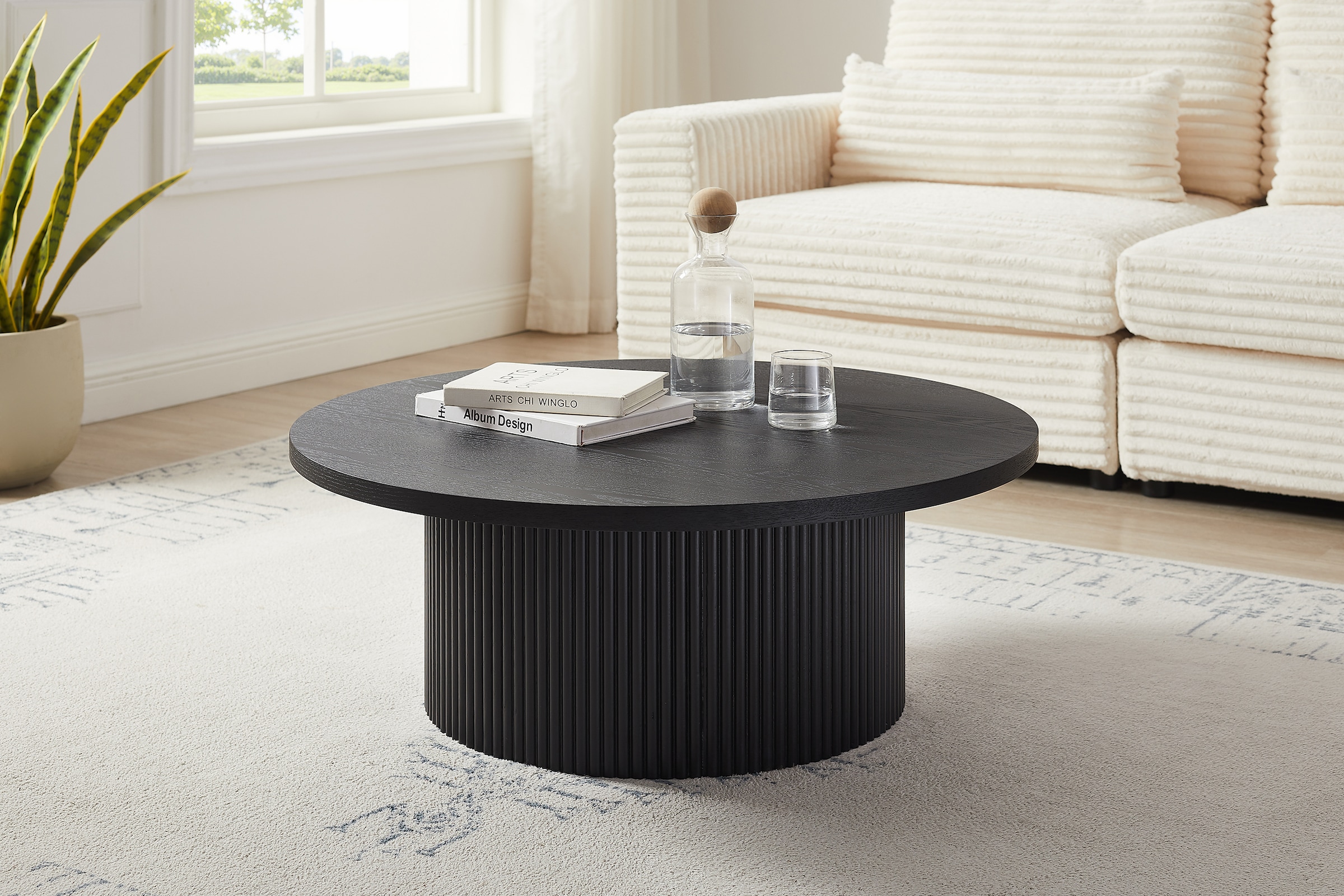 SalesFever Couchtisch, (1 St.), mit Massivholz-Lamellen günstig online kaufen