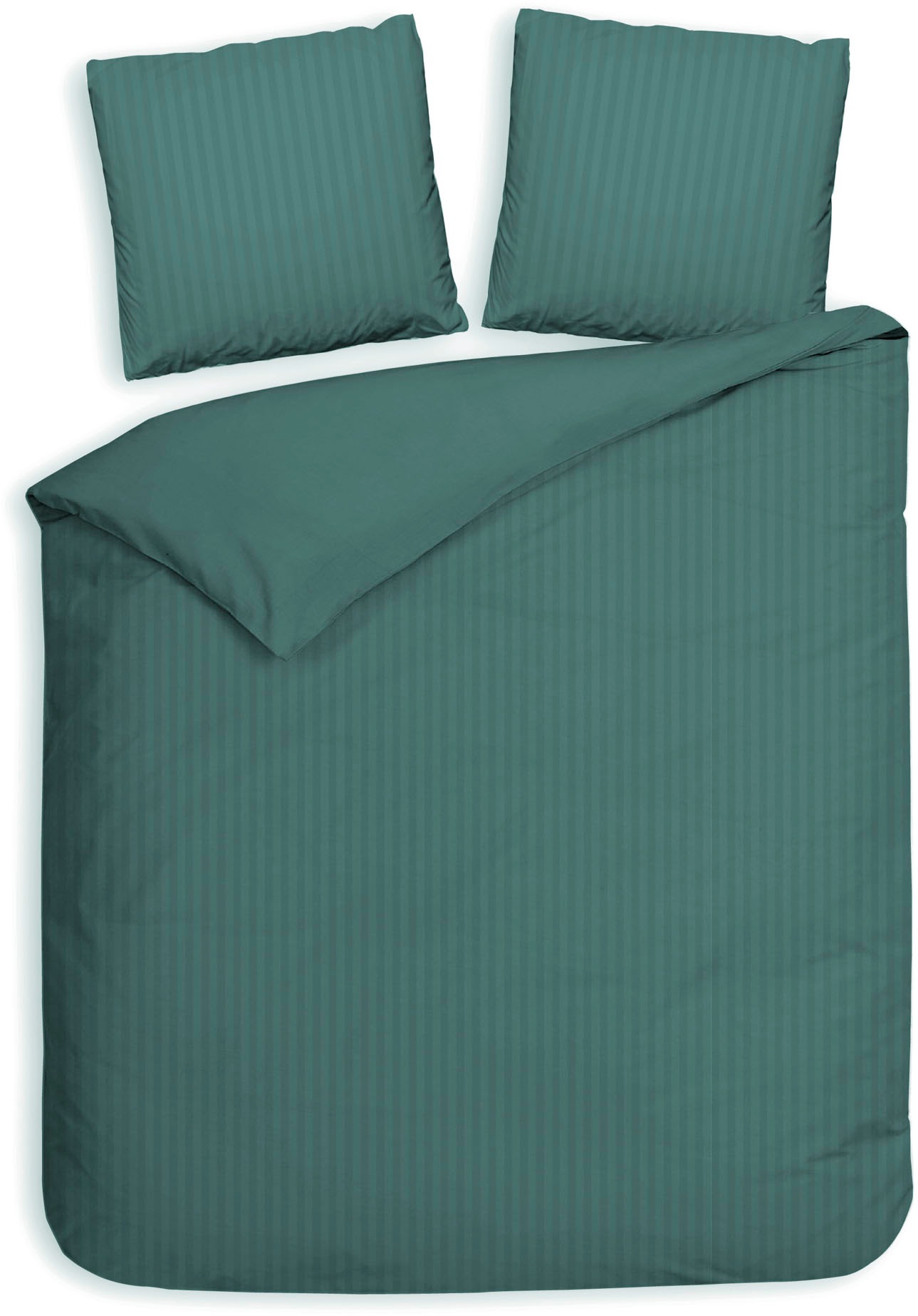 Heckett & Lane Bettwäsche »Banda« 3 Stk. tlg. hochwertiges Mako-Satin, Stre günstig online kaufen