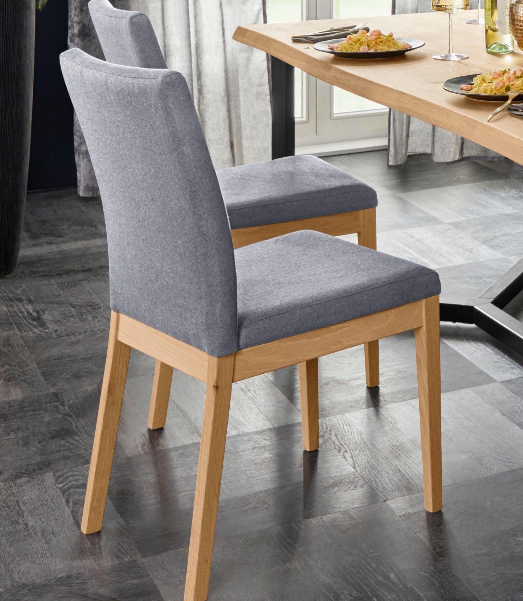 Home affaire Stuhl »Dendres«, (Set), 2 St., Feinstruktur